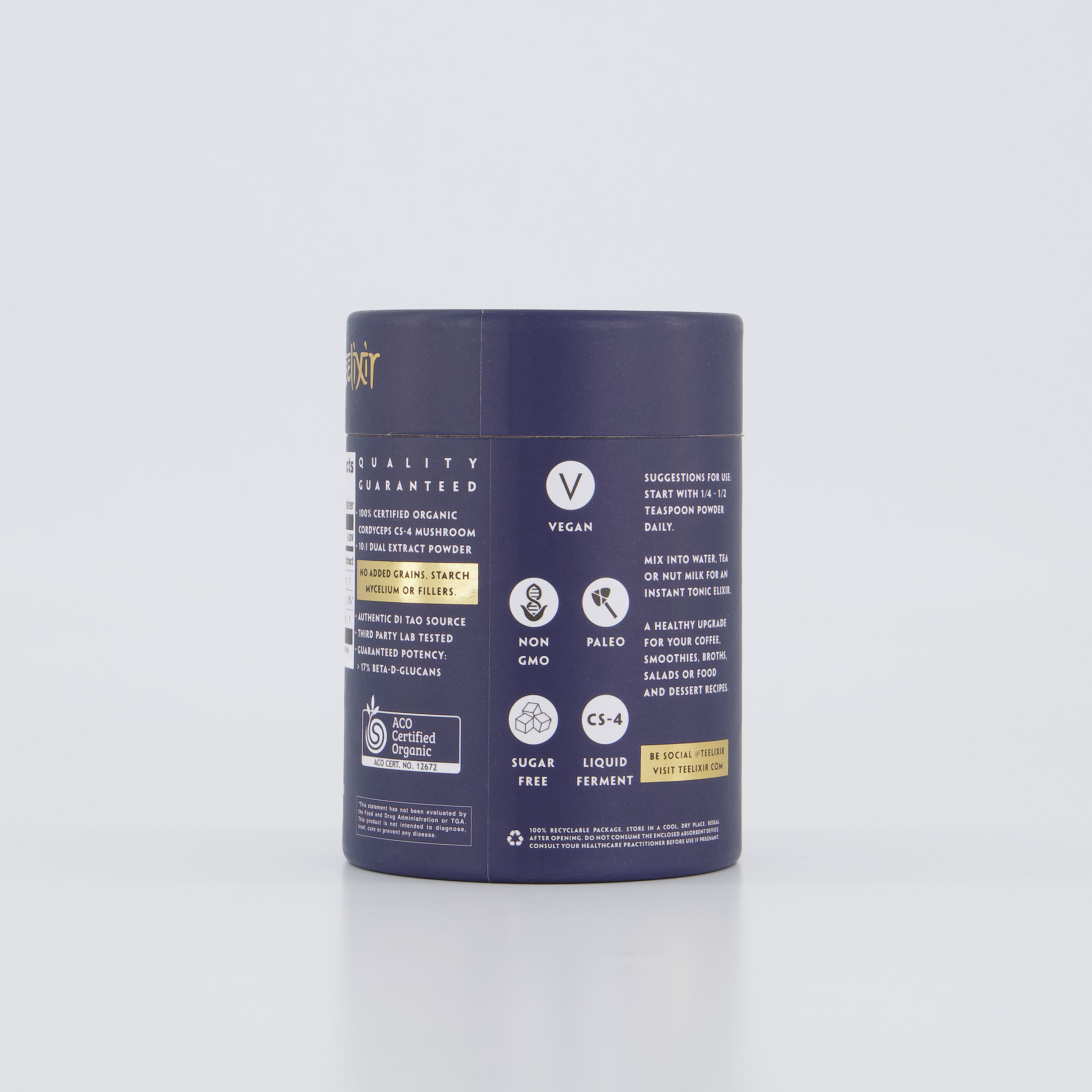 Teelixir Organic Cordyceps Mushroom 500g