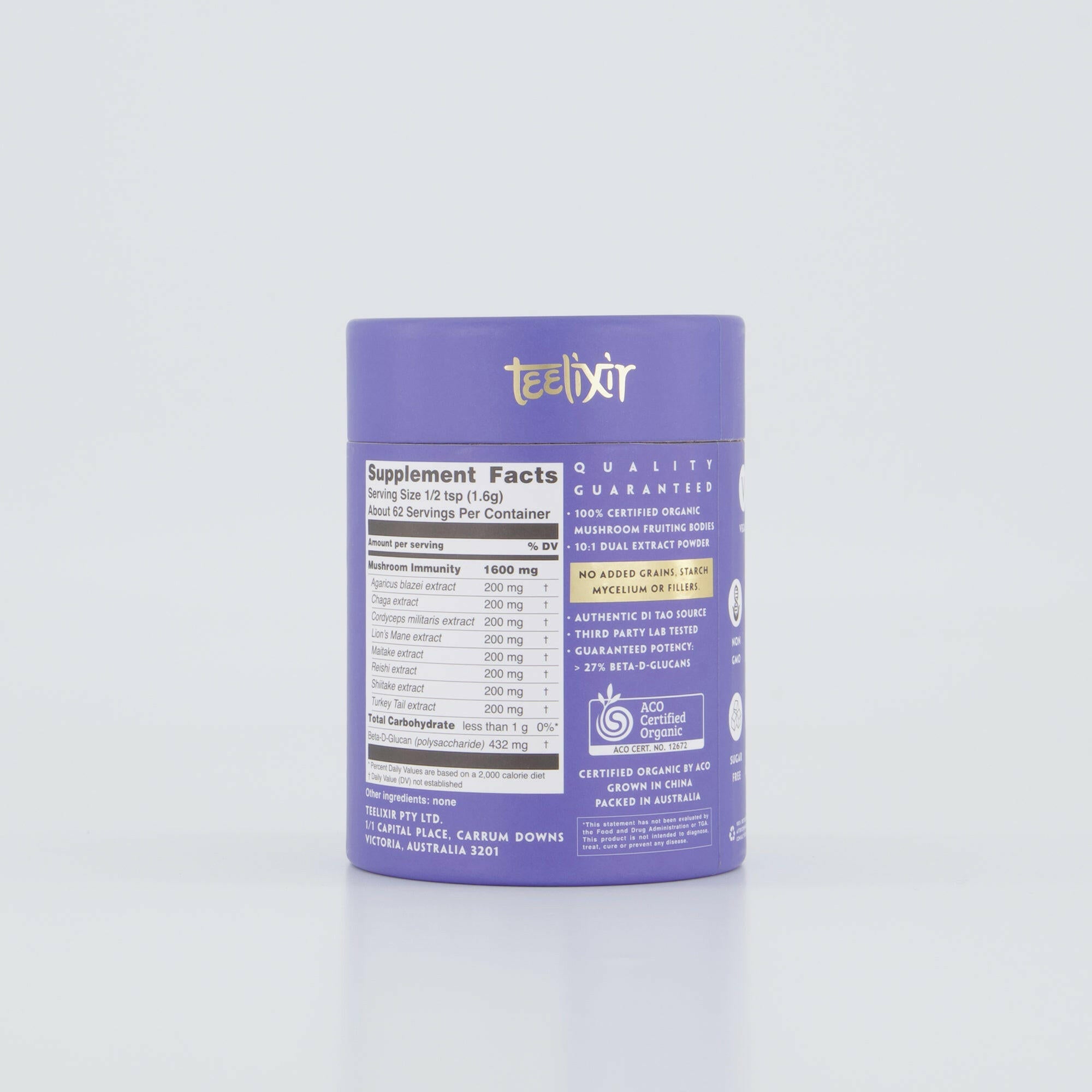 Teelixir Organic Mushroom Immunity 500g