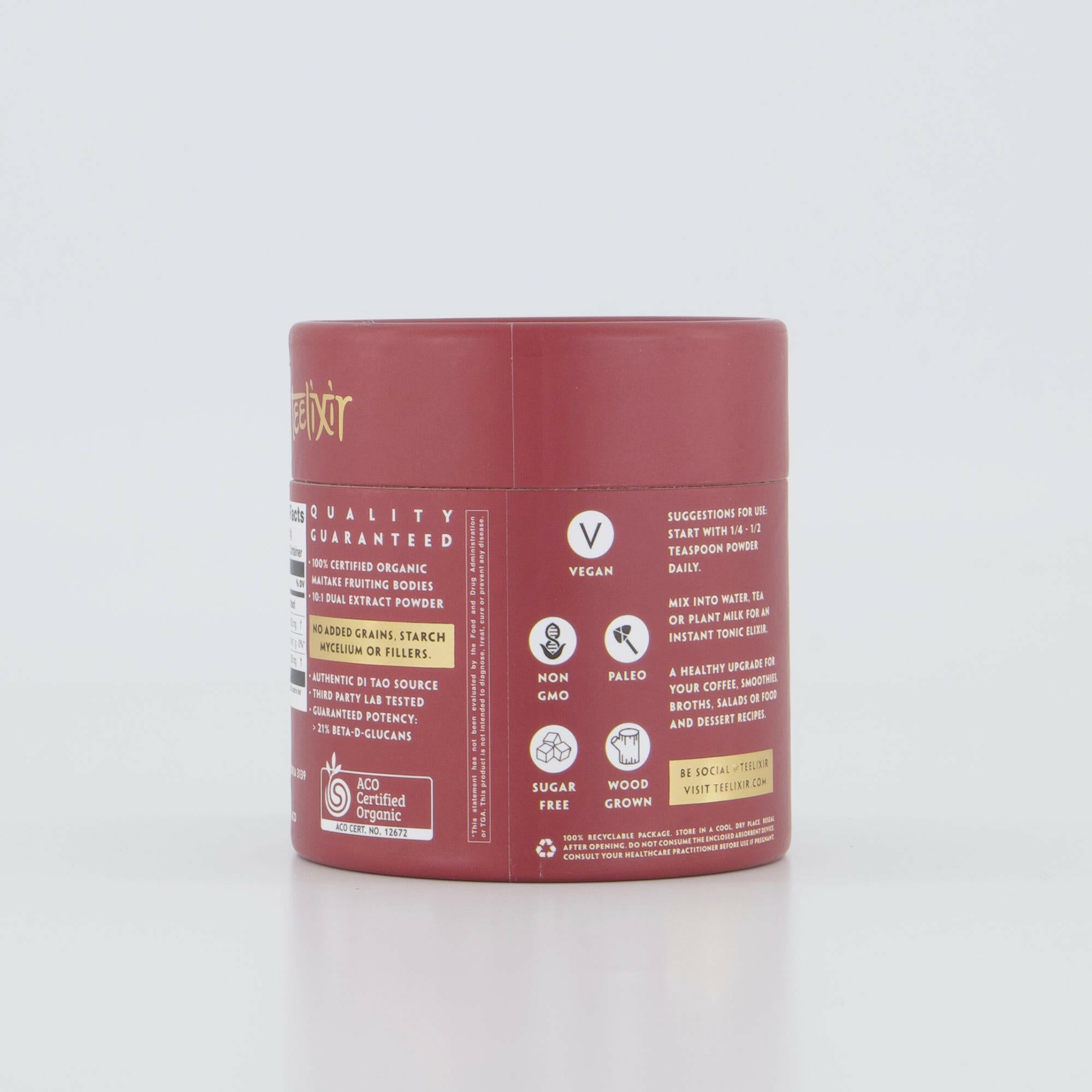 Teelixir Organic Maitake Mushroom 250g