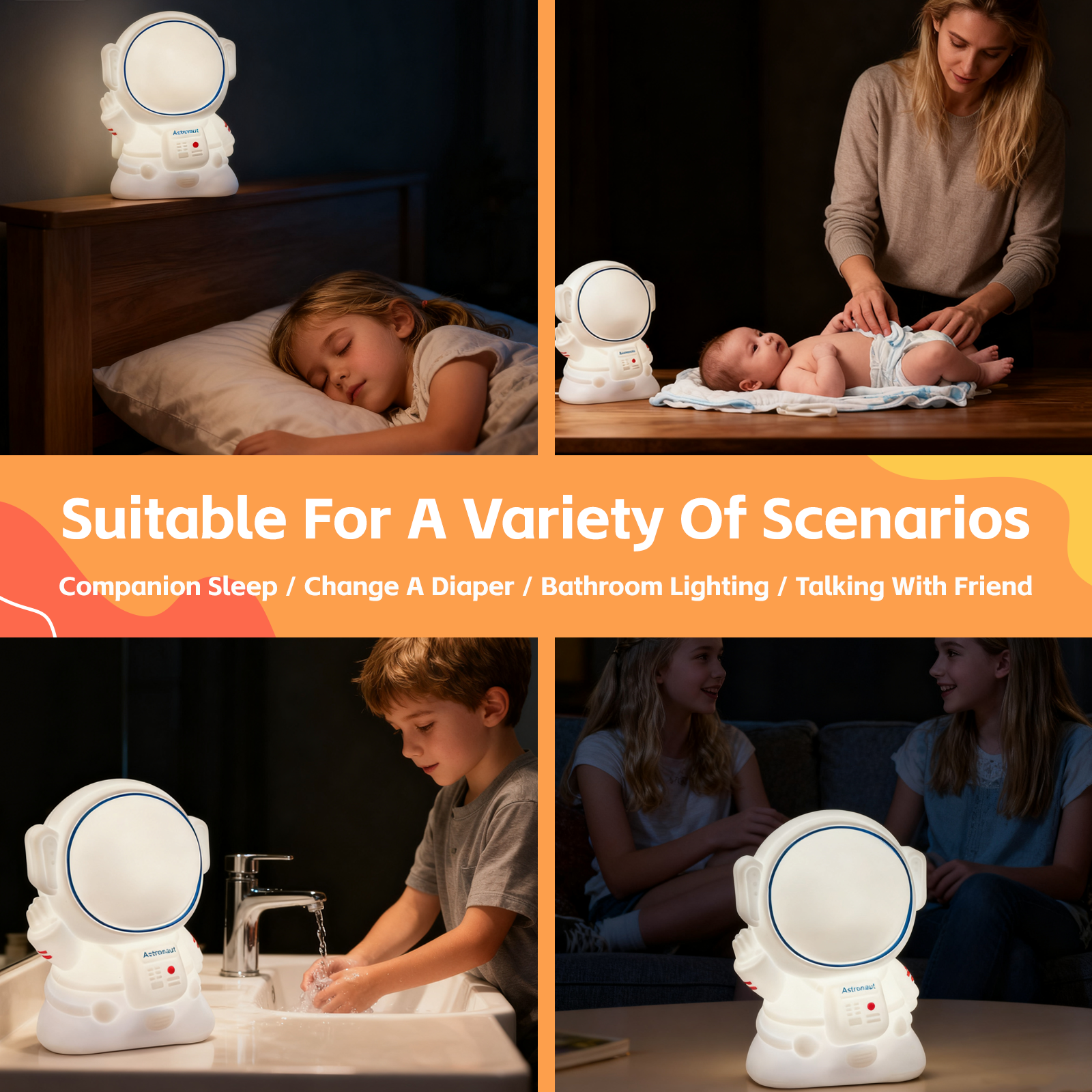 Squishy Astronaut Night Light