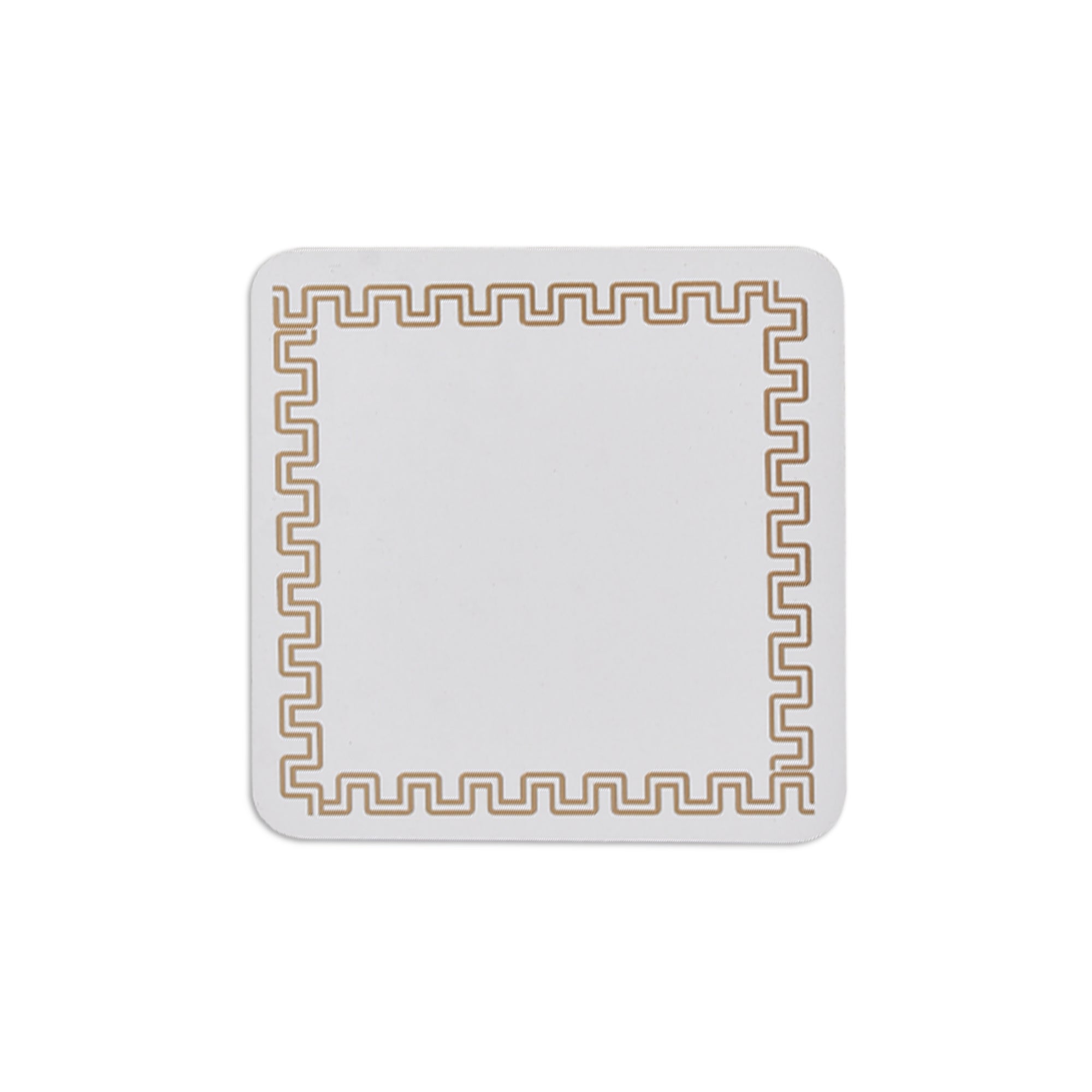 Clevinger Set of 4 MDF Coasters Gold Border