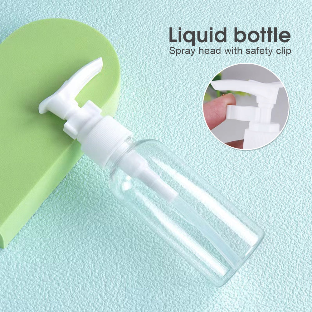 6 Pcs Travel Bottle Set with PVC Storage Bag