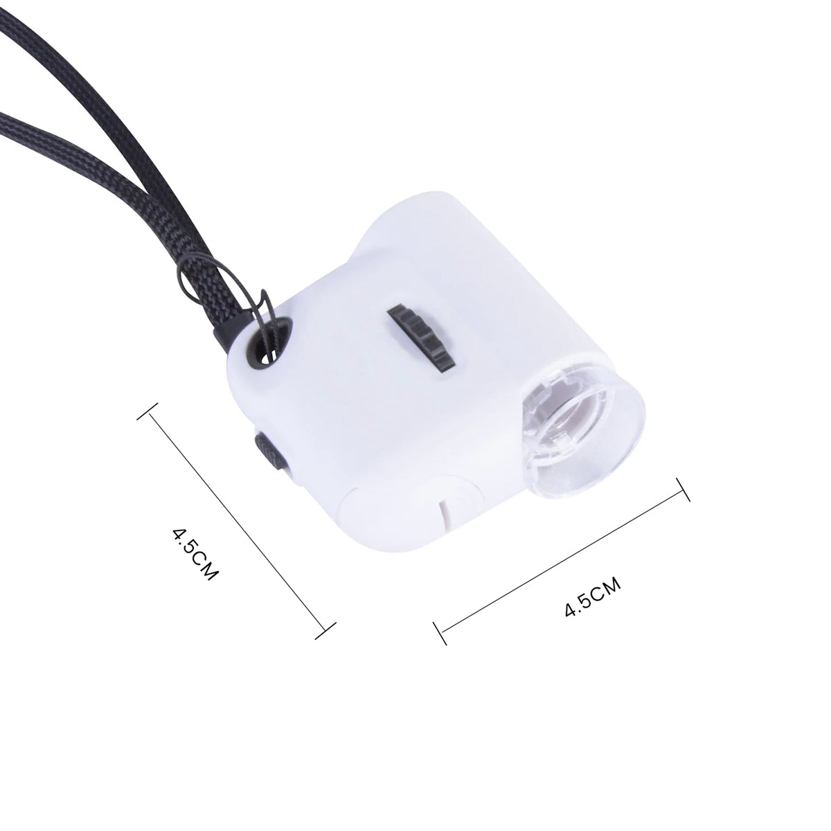 Teeny Tiny Microscope With Adjustable Focus & LED Light