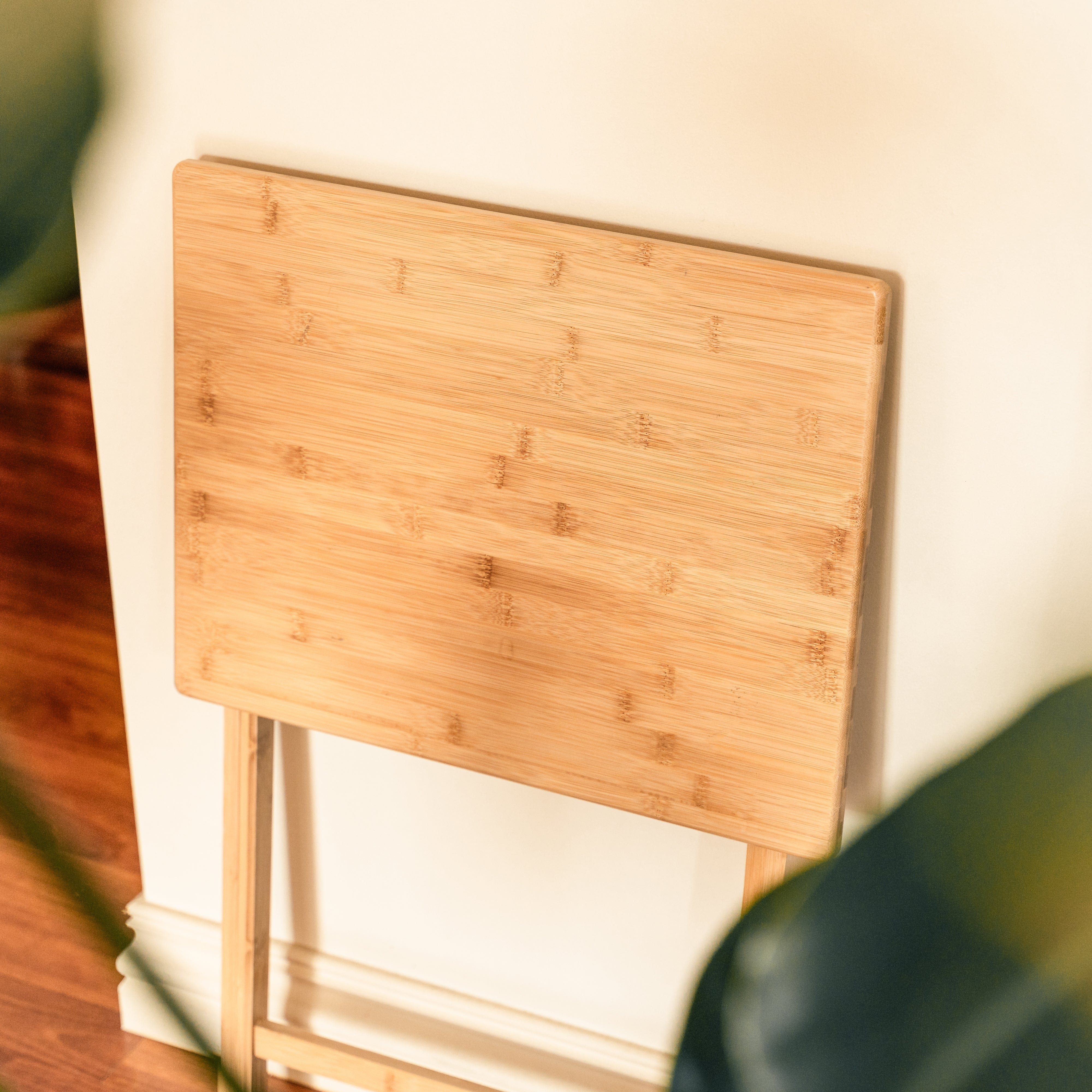 Bamboo Folding Laptop Tray & Snack Table