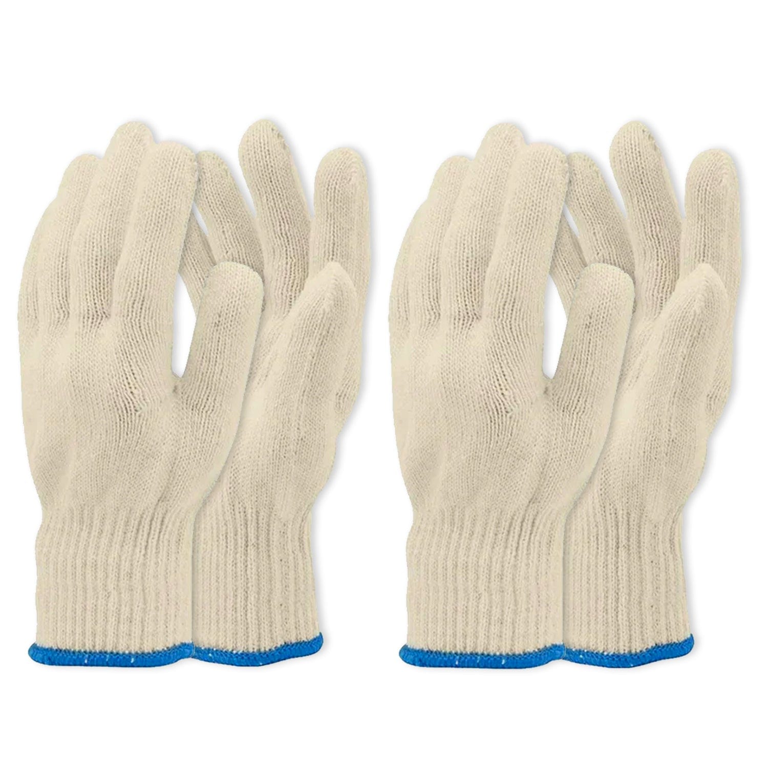 2 Pair 5 Finger Oven Mitt BBQ Grill Gloves