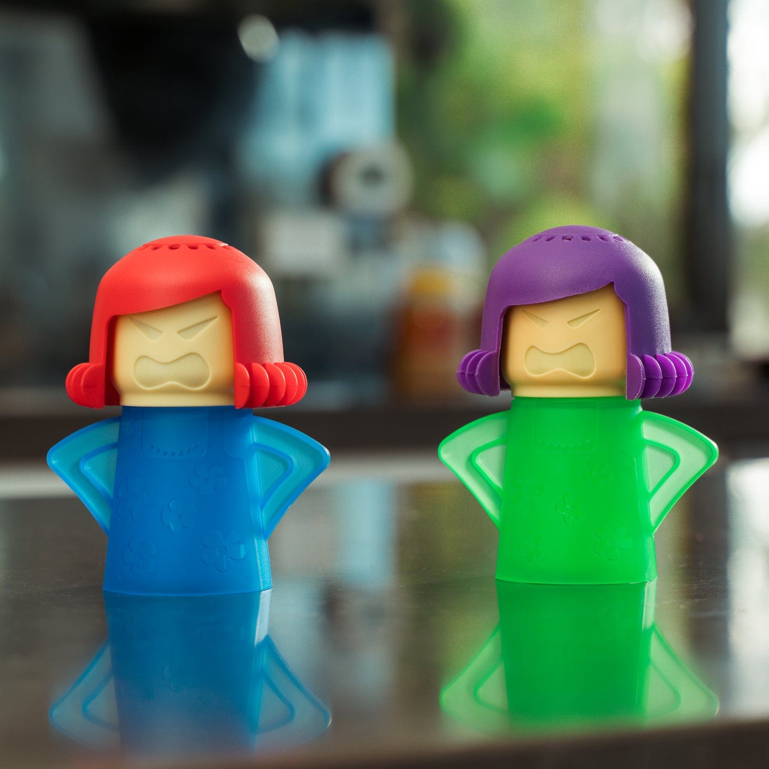3 Pcs MAD MAMA Microwave Cleaner – BPA-Free Steam Cleaning Assorted Colors