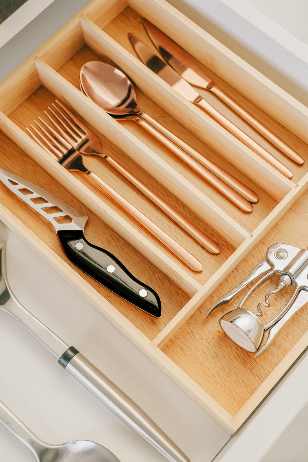 Bamboo Cutlery Tray