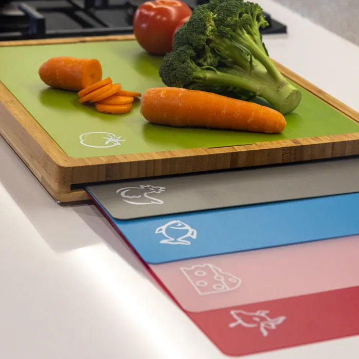 Bamboo Chopping Board With 5 Inserts