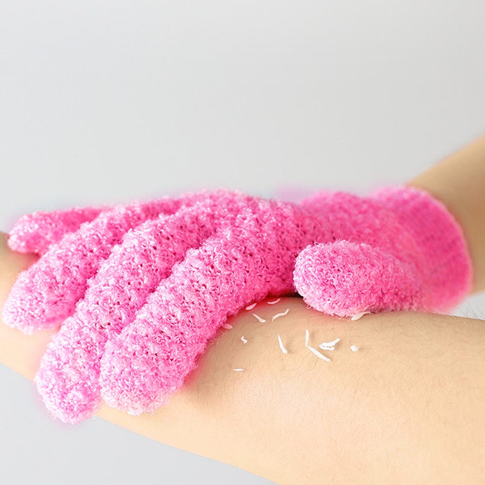 LIVING TODAY Exfoliating Gloves Pink