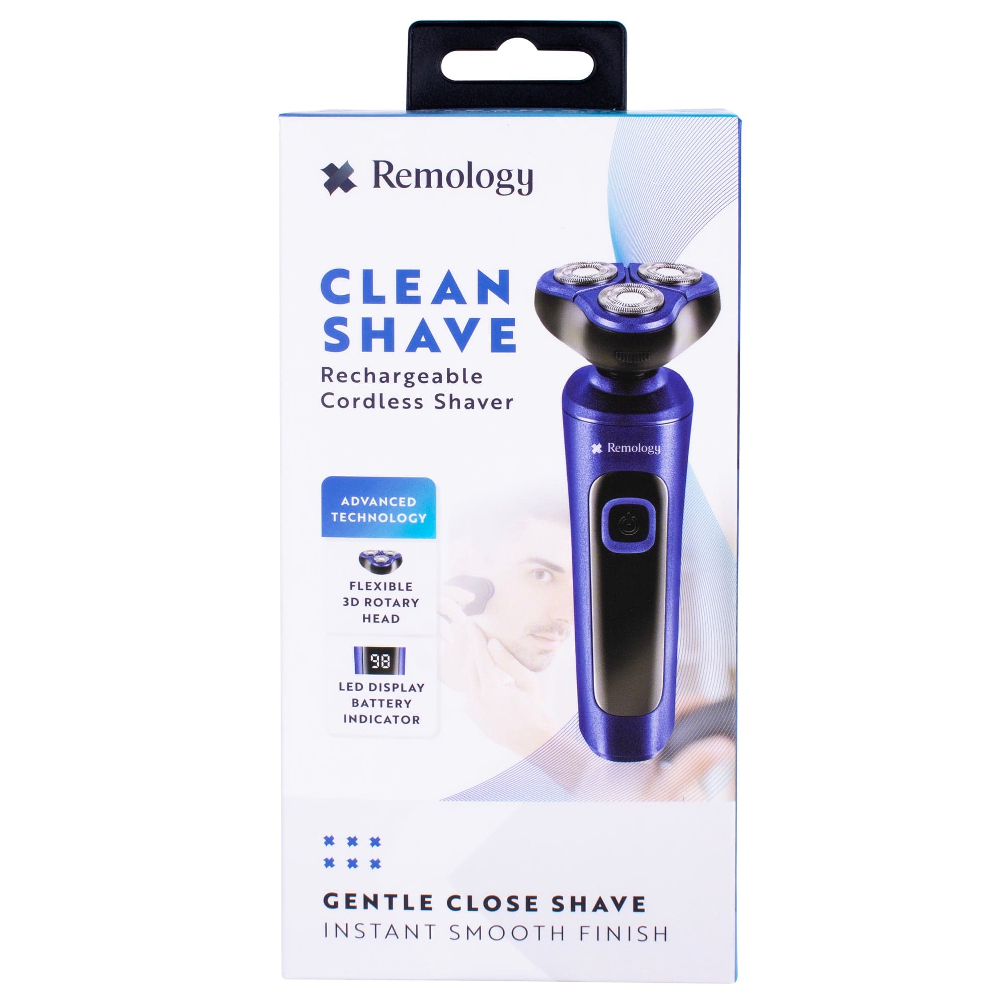 Remology Clean Shave Rechargeable Cordless Shaver