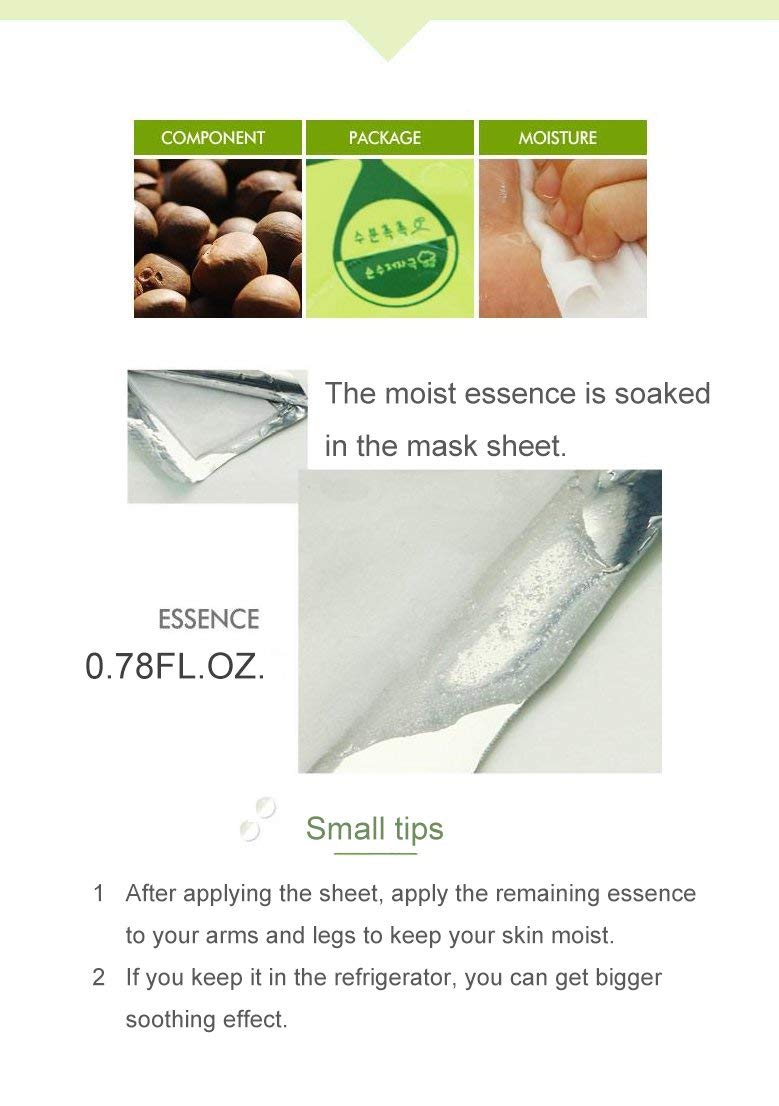Farmstay Korean Greentea Seed Hydration Facial Mask Sheet Pack of 10