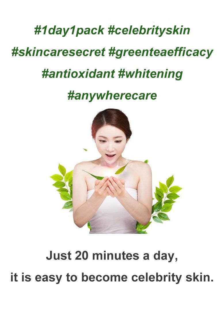 Farmstay Korean Greentea Seed Hydration Facial Mask Sheet Pack of 10