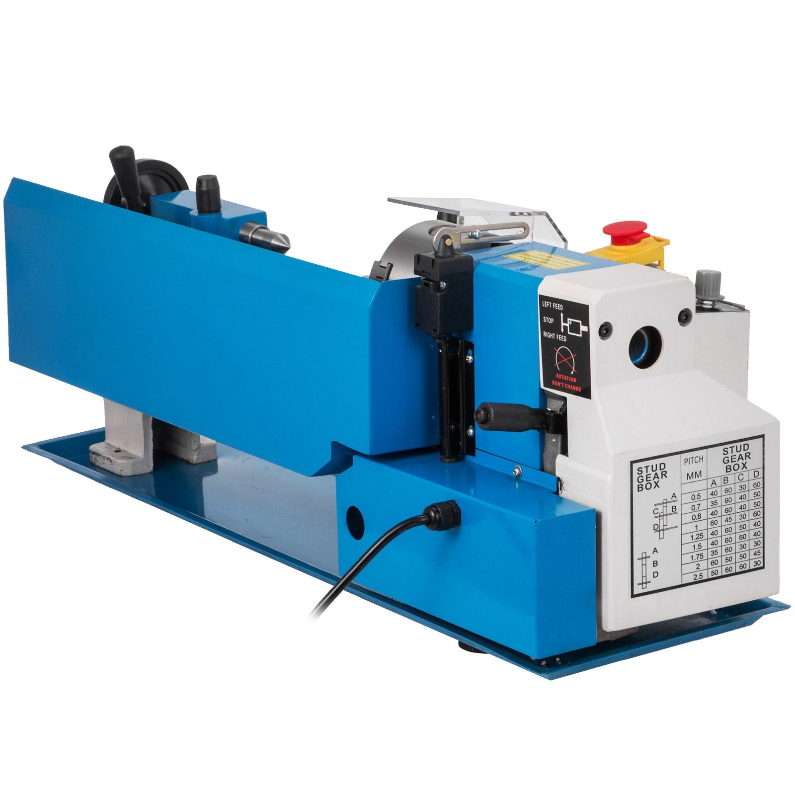 VEVOR Metal Lathe 7'' x 14'', Mini Metal Lathe 0-2500 RPM Variable Speed,Mini Lathe with 4\" 3-jaw Chuck,Bench Top Metal Lathe, Benchtop Lathe, for Various Types of Metal Turning
