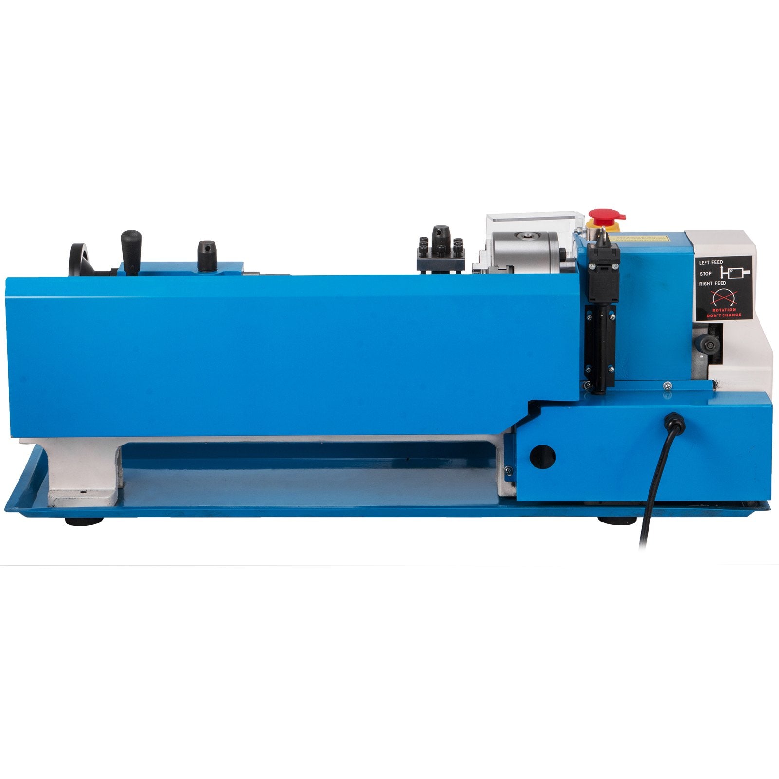 VEVOR Metal Lathe 7'' x 14'', Mini Metal Lathe 0-2500 RPM Variable Speed,Mini Lathe with 4\" 3-jaw Chuck,Bench Top Metal Lathe, Benchtop Lathe, for Various Types of Metal Turning