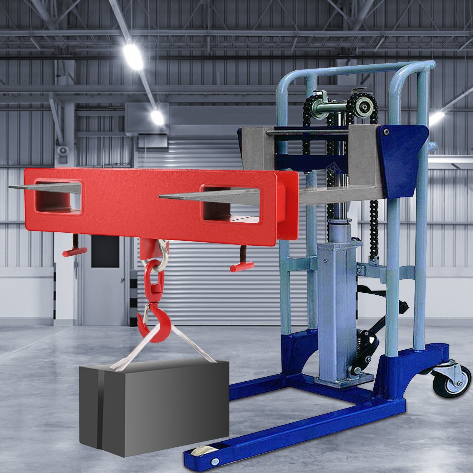 VEVOR Forklift Lifting Hook 6000 LBS Capacity Forklift Lifting Hoist Swivel Hook Mobile Crane Forklift Attachments
