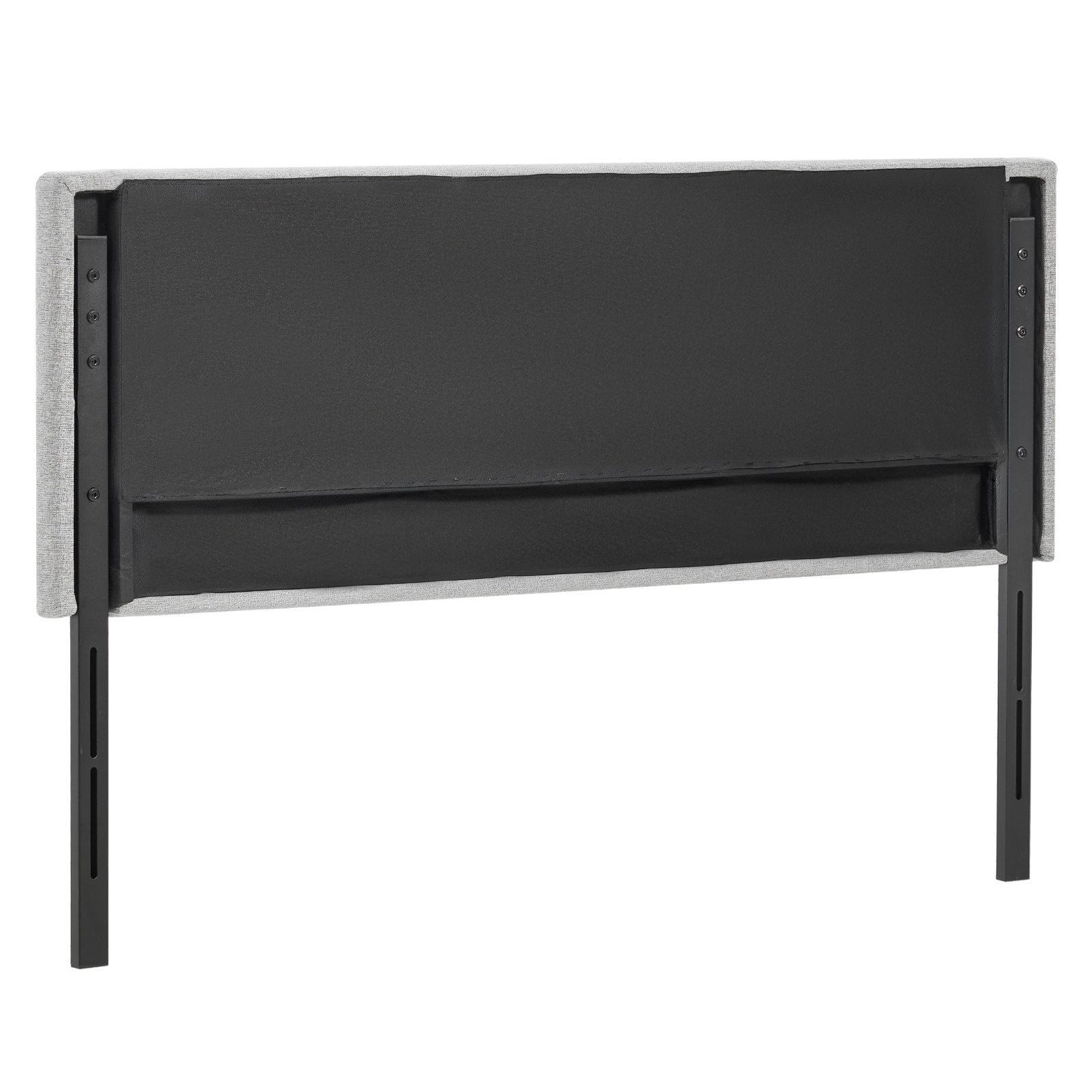 VEVOR Headboard, Full Size Headboard with Adjustable Height, Comfortable Diamond Tufted for Full Size Bed, W 56.3 x H 35.6-47.4 inches, Ideal for Bedroom, Hotel, Homestay, Dormitory, Light Grey