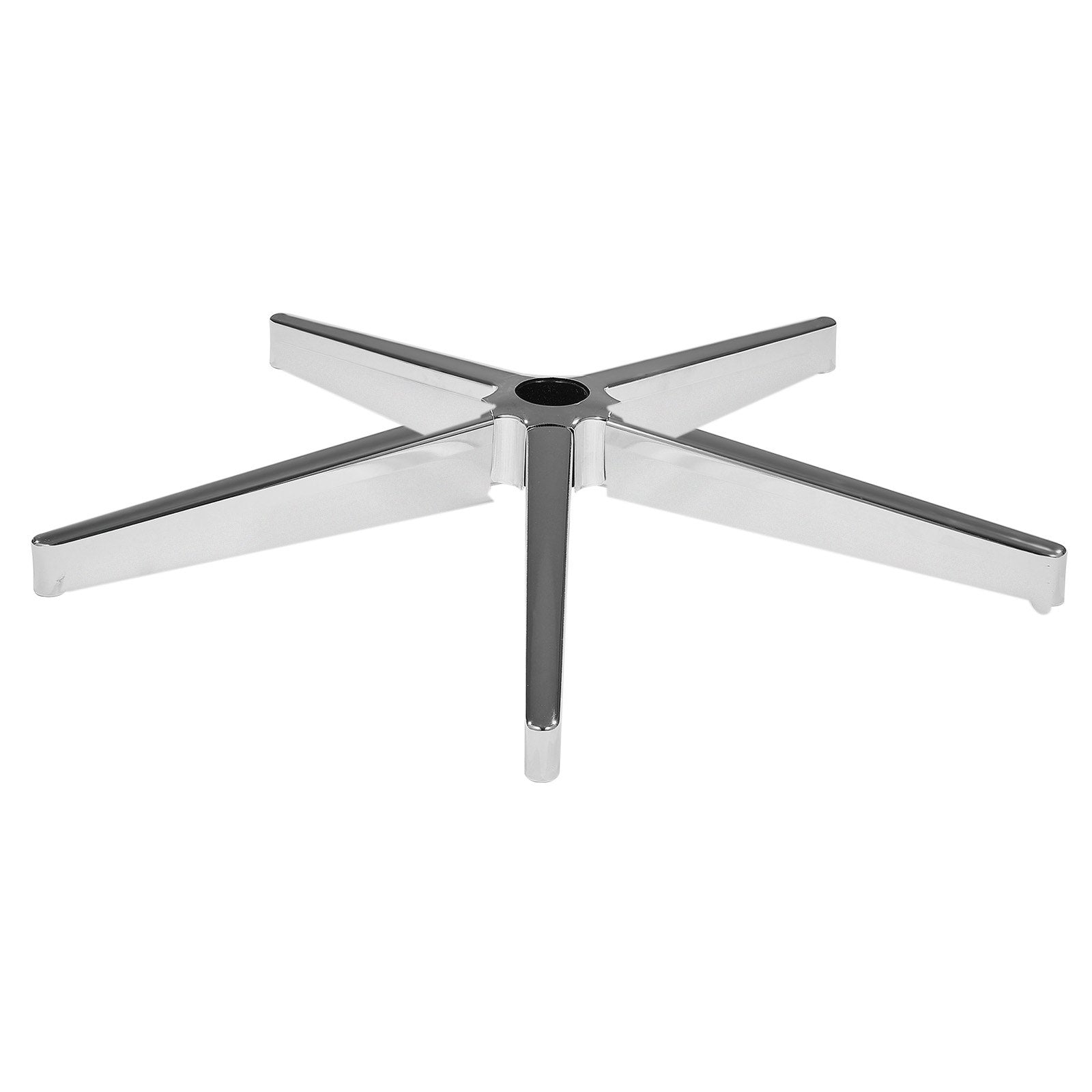 VEVOR Office Chair Base Replacement, 710 mm 1134 kg Static Load Capacity, Heavy Duty Universal Computer Desk Chair Stool Base Part with Reinforced Metal Legs, Desk Chair Base Replacement Parts, Silver