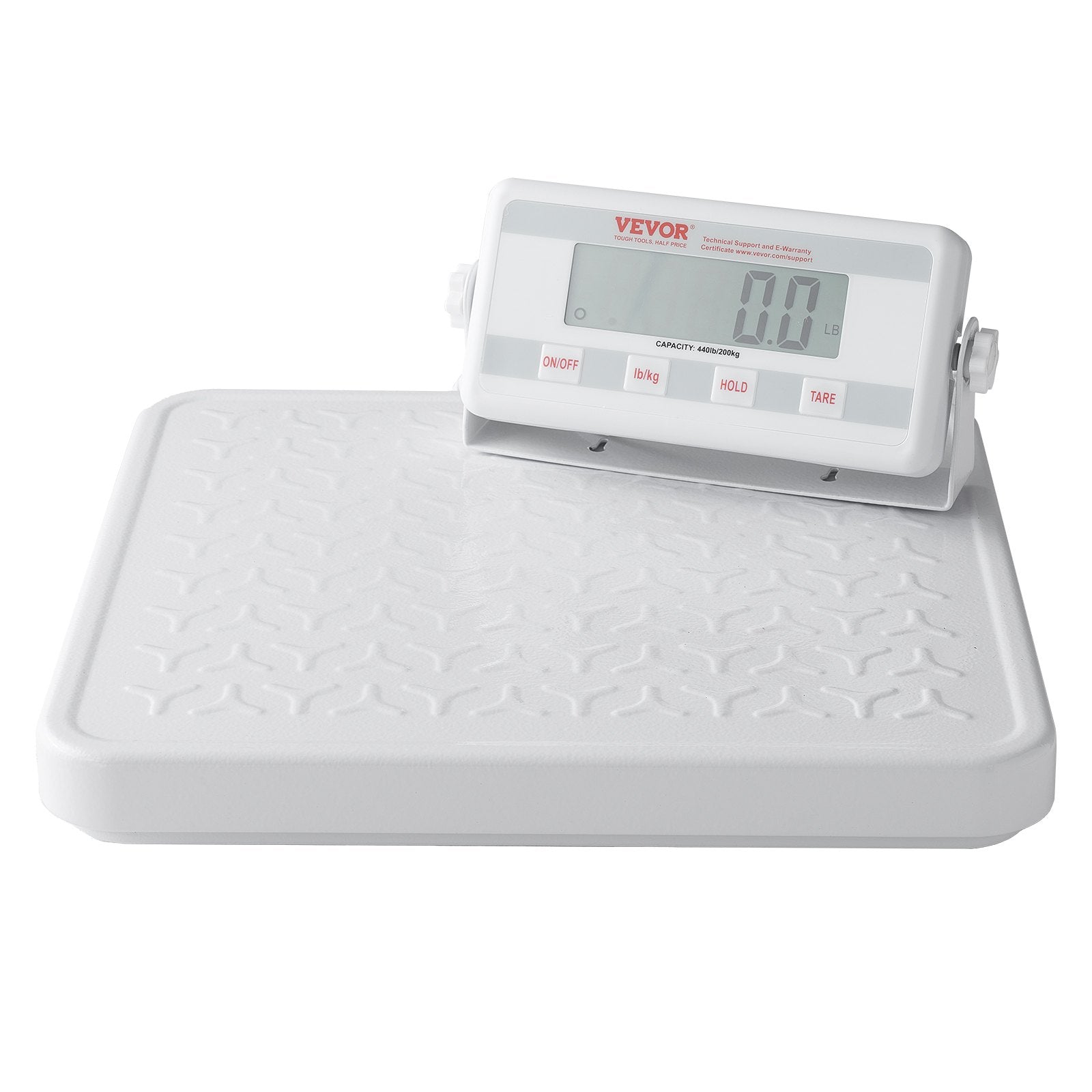 VEVOR Portable Medical Scale, Professional Digital Physician Scale for Weighing - with Anti-slip Platform, 2 Units, Hold & Tare Function, 440LBS Capacity Physician Weight Scale for Gyms Homes Hospital