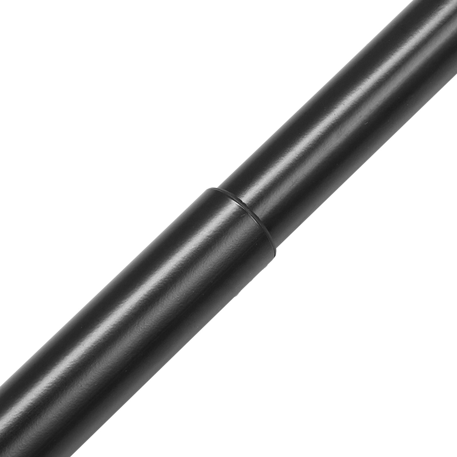 VEVOR Double Rod Curtain Rods, 36-72 inches 3-6ft Adjustable Length, Black Double Curtain Rods with Round Finials, 1" and 3/4" Diameter, Double Window Drapery Rod for Sheer and Blackout Curtains