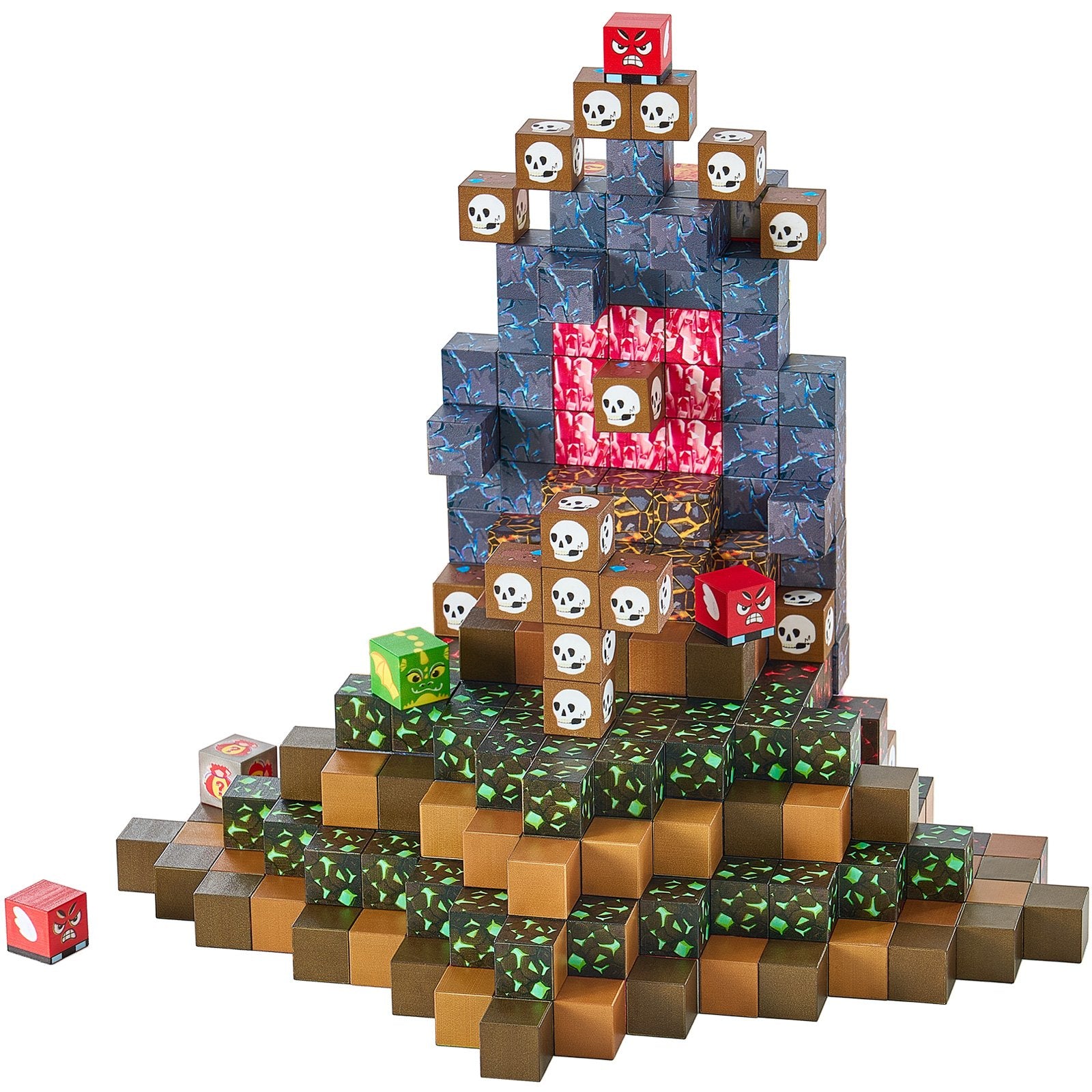 VEVOR Magnetic Blocks, 150 PCS Dark Castle Set, Magnetic Building Cubes for Kids, STEM Montessori Sensory Toys for Christmas Birthday Gift, Construction Stacking Toy for 3+ Years Old Boys & Girls