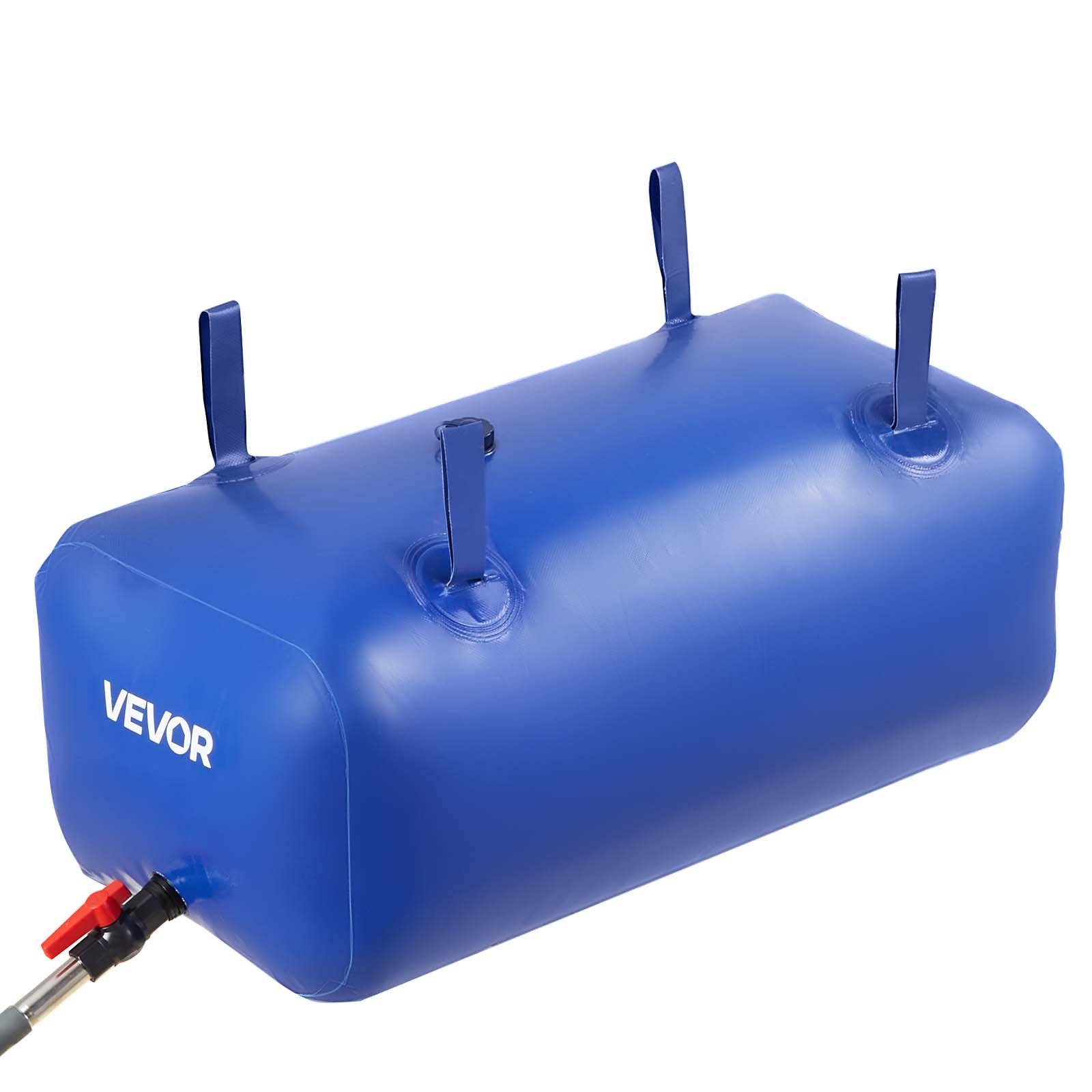 VEVOR Water Storage Bladder 113L Large Capacity Water Bag, Portable & Collapsible Soft Waters Container, Leakproof & Tear-Resistant PVC Emergency Waters Storage Tank for RV Truck & Outdoor Use