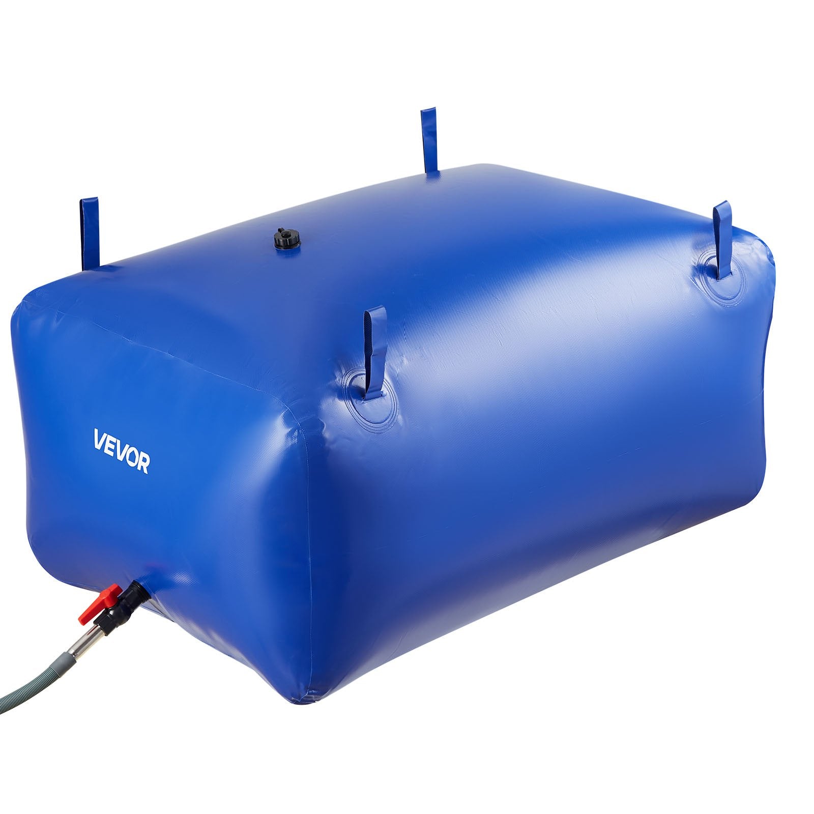 VEVOR Water Storage Bladder 400L Large Capacity Water Bag, Portable & Collapsible Soft Waters Container, Leakproof & Tear-Resistant PVC Emergency Waters Storage Tank for RV Truck & Outdoor Use