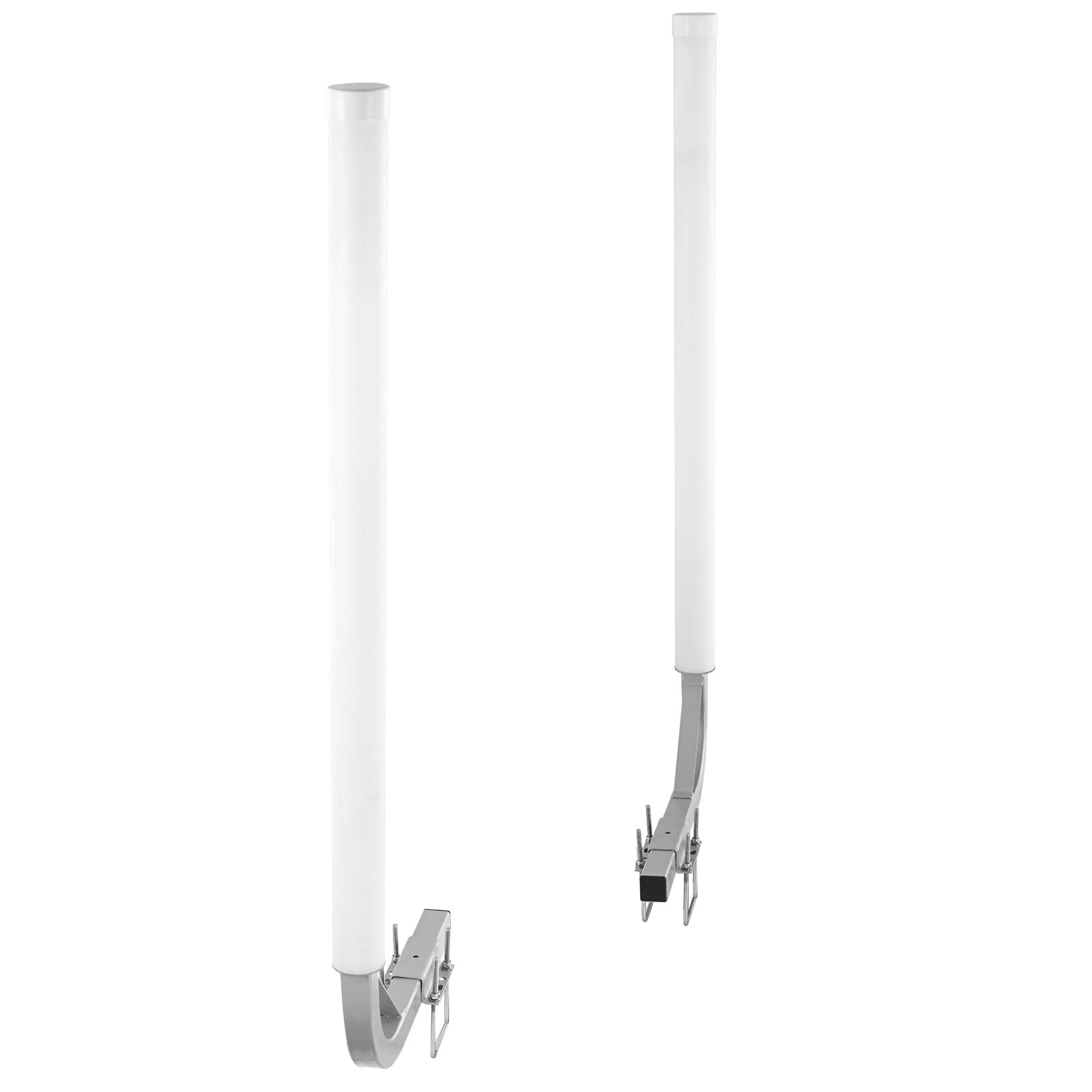 VEVOR Boat Trailer Guide, 1219.2mm Adjustable Design Trailer Guide Poles, 2PCS High-Hardness Steel Trailer Guide-Ons, Trailer Guides with PVC Pipes, for Ski Boat, Fishing Boat or Sailboat Trailer