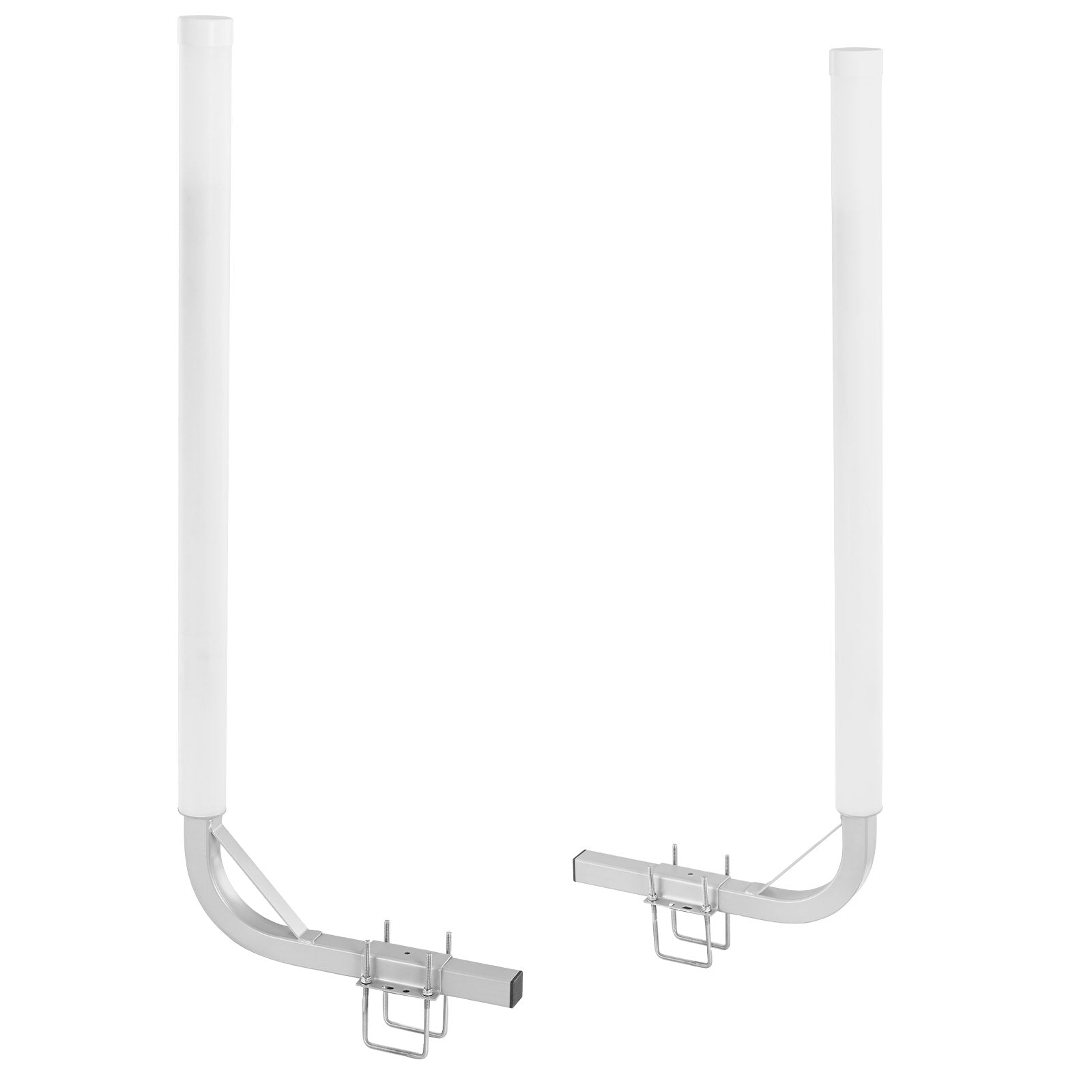 VEVOR Boat Trailer Guide, 1219.2mm Adjustable Design Trailer Guide Poles, 2PCS High-Hardness Steel Trailer Guide-Ons, Trailer Guides with PVC Pipes, for Ski Boat, Fishing Boat or Sailboat Trailer