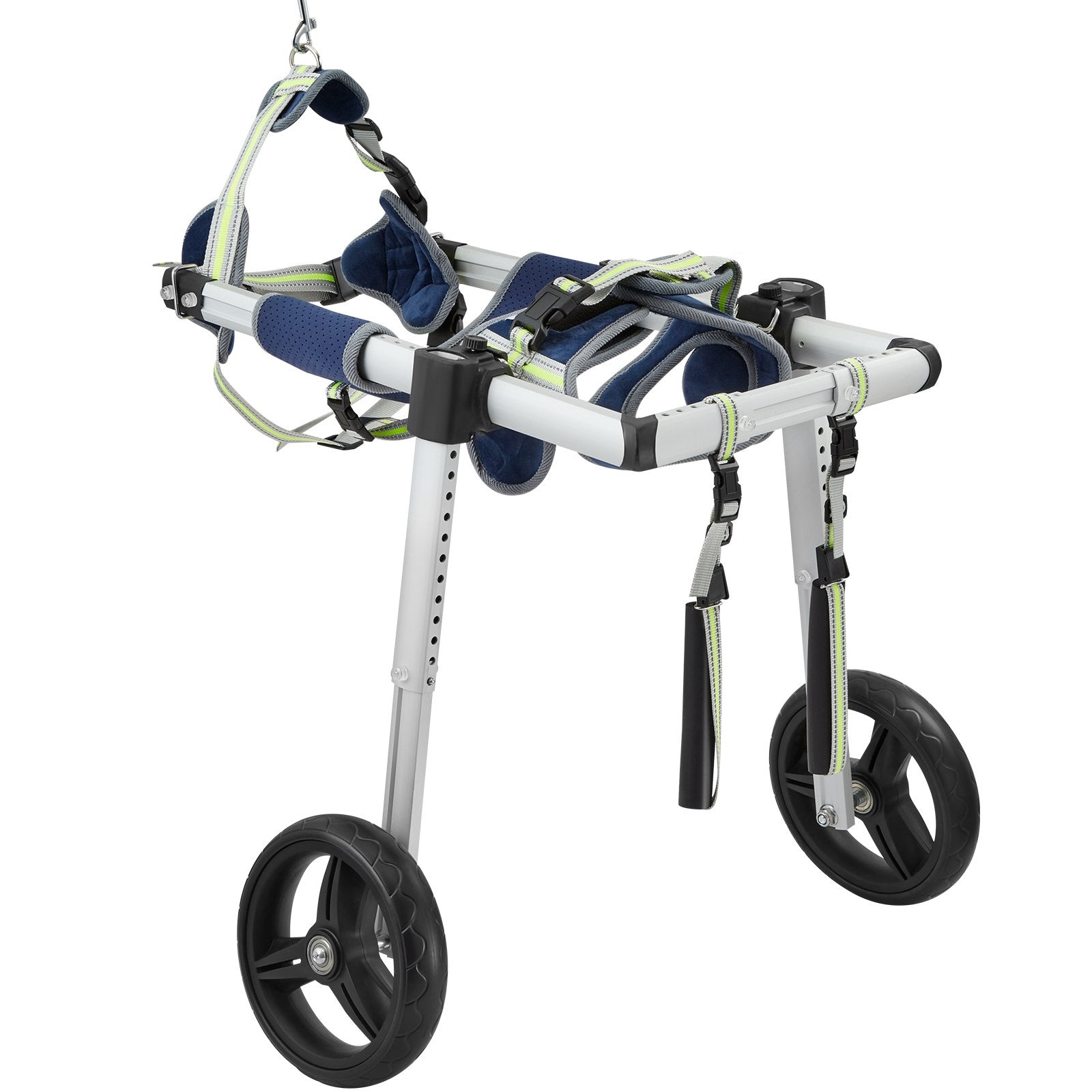 VEVOR 2 Wheels Dog Wheelchair for Back Legs, Pet Wheelchair Lightweight & Adjustable Assisting in Healing, Dog Cart/Wheelchair for Injured, Disabled, Paralysis, Hind Limb Weak Pet M