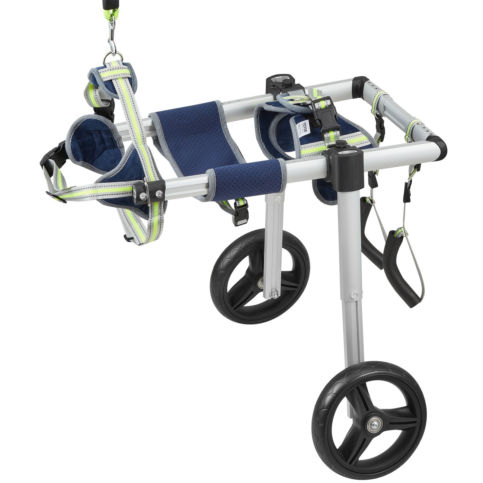VEVOR 2 Wheels Dog Wheelchair for Back Legs, Pet Wheelchair Lightweight & Adjustable Assisting in Healing, Dog Cart/Wheelchair for Injured, Disabled, Paralysis, Hind Limb Weak Pet M