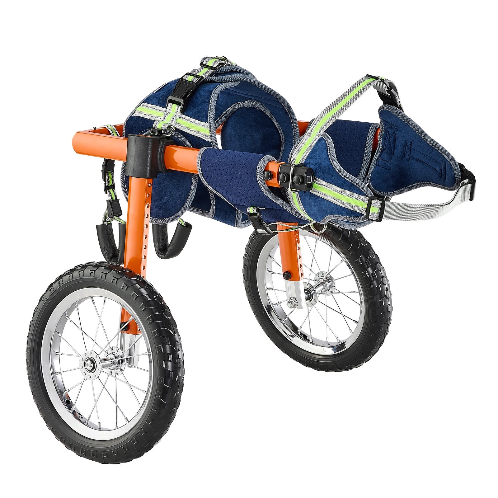 VEVOR Dog Wheelchair for Back Legs, Lightweight 2 Wheels Pet Wheelchair, Height, Width & Length Adjustable, Dog Cart with Shock-Absorbing Wheels, for Injured, Disabled Dogs 21.7-39.9 kg, Large