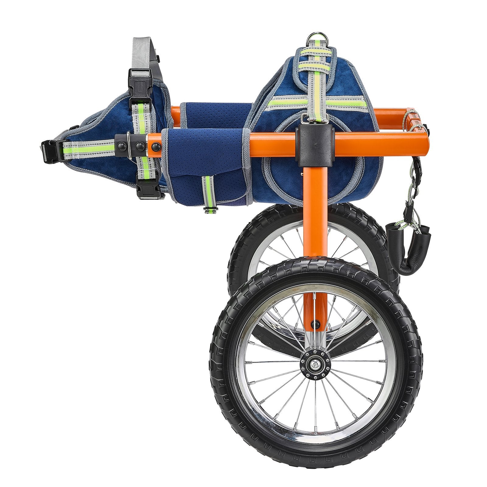 VEVOR Dog Wheelchair for Back Legs, Lightweight 2 Wheels Pet Wheelchair, Height, Width & Length Adjustable, Dog Cart with Shock-Absorbing Wheels, for Injured, Disabled Dogs 21.7-39.9 kg, Large