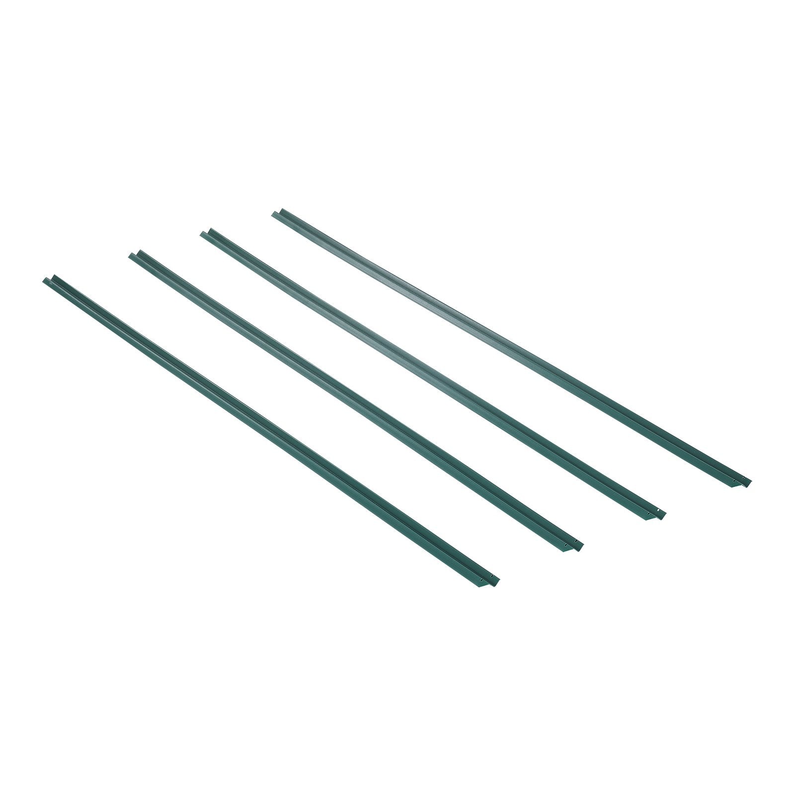 VEVOR Bottom Locking Privacy Slats, Single-Wall Vertical Bottom-Locking Slats for Chain-Link Fence, High-Density HDPE Chain Link Slats Ideally Fit 1.2 m High Fence for Garden Farm Sports Field Green