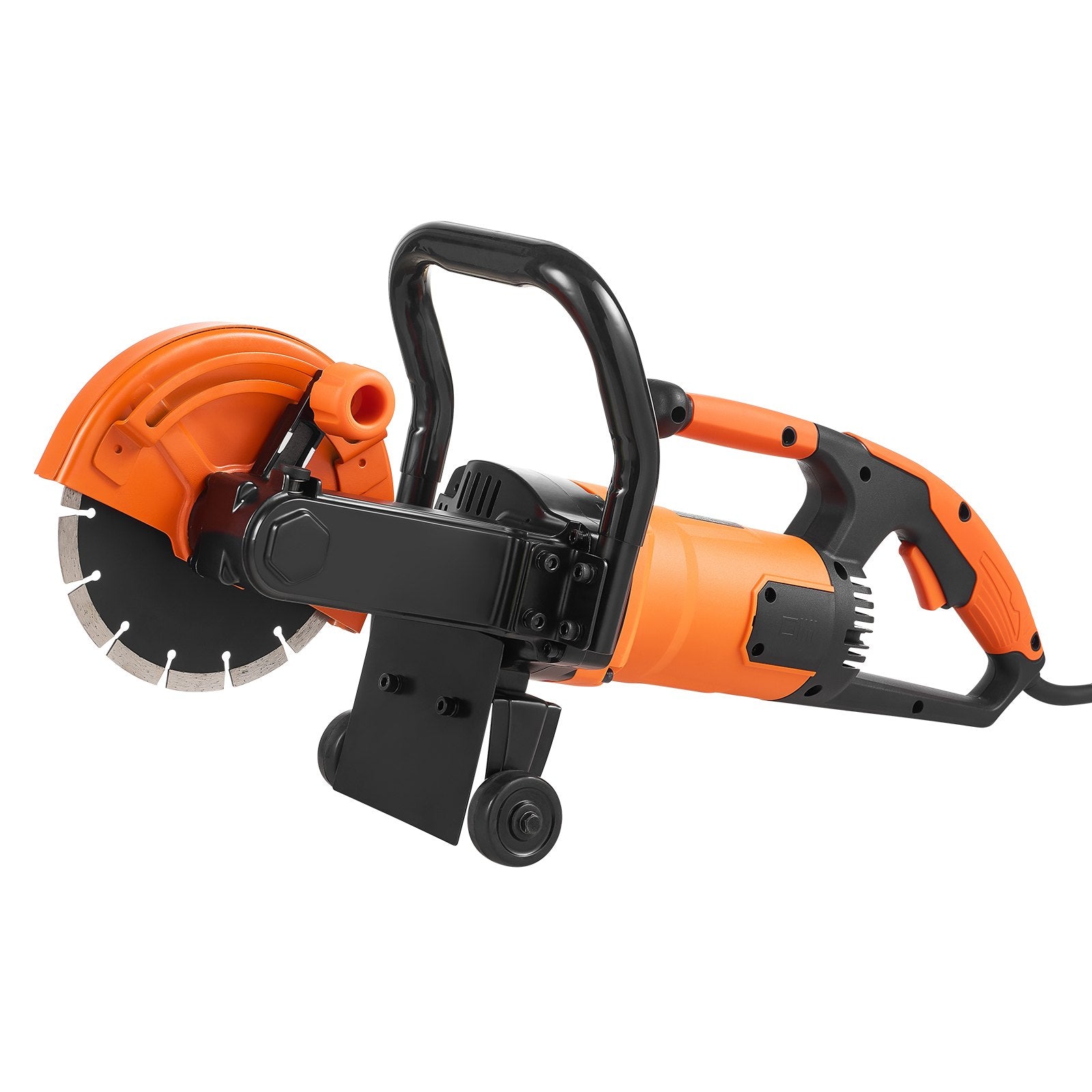 VEVOR Electric Concrete Saw, 7 in Circular Saw Cutter, 2000 W High Power with Max. 2.5 in Cutting Depth, Wet/Dry Disk Saw Cutter Includes Water Line, Pump and Blade, for Stone, Brick
