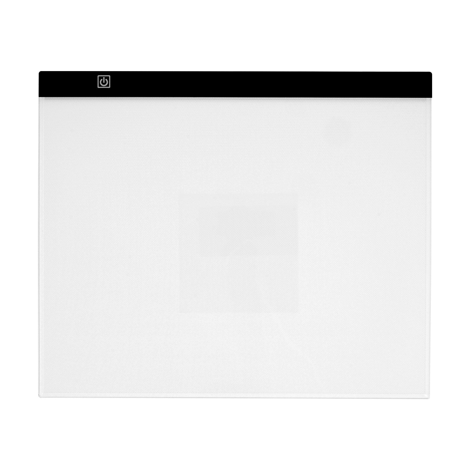 VEVOR Light Board, B4 LED Light Pad Ultra-Thin Portable Light Box, USB Powered Light Table for Art Tracing, Light Box for Diamond Painting, Animation, Sketching, Drawing, Stenciling, Artists Black