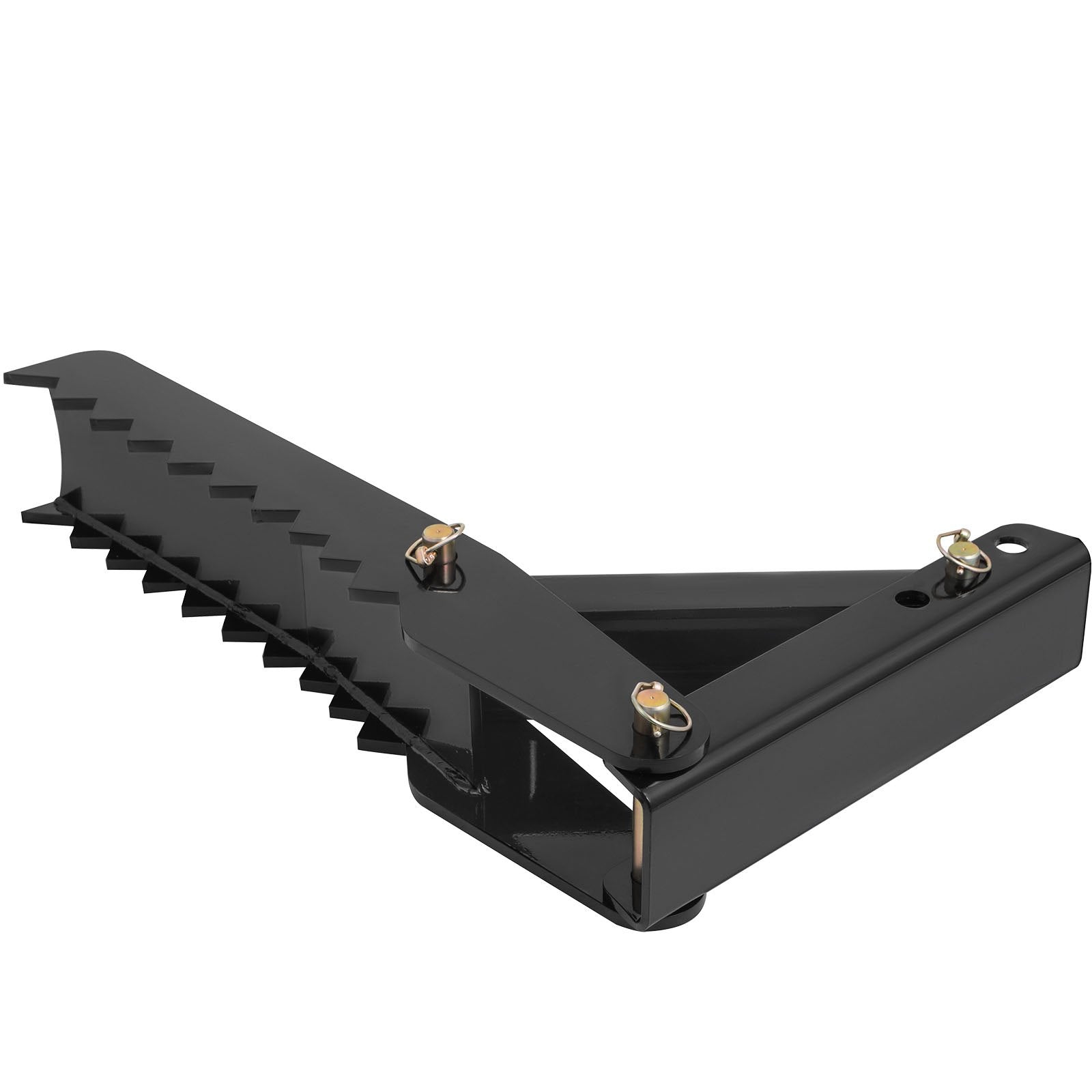 VEVOR 32 inch Backhoe Excavator Thumb Attachments Weld On Adjustable Boom Tractor Excavator 1/2Inch Teeth Thick Steel Plate Assembly 12MM Bolt-On Design