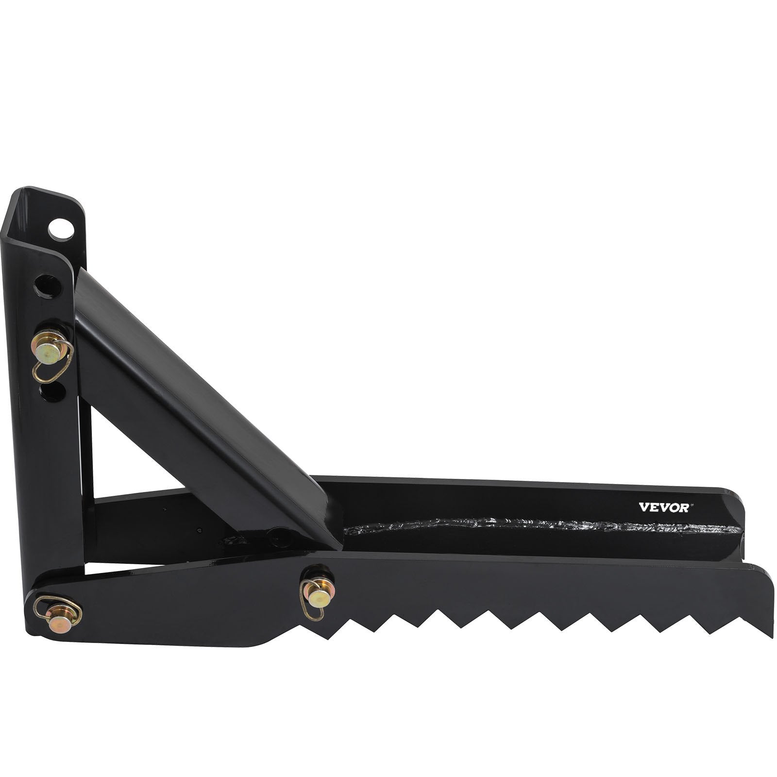 VEVOR 32 inch Backhoe Excavator Thumb Attachments Weld On Adjustable Boom Tractor Excavator 1/2Inch Teeth Thick Steel Plate Assembly 12MM Bolt-On Design