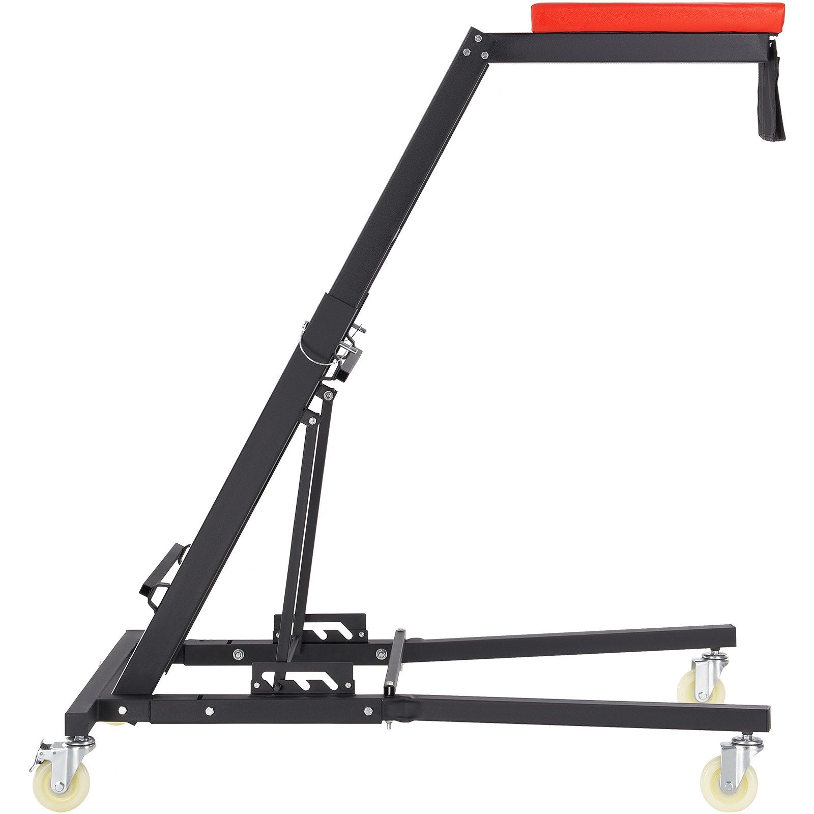 VEVOR Automotive Topside Creeper, Engine Creeper 42.5"-64.8", 181.44KGS Capacity High Top Creeper, 4 Swivel Caster Wheels, Padded Deck, Creeper for Home Garage, Workshop Repair Maintenance