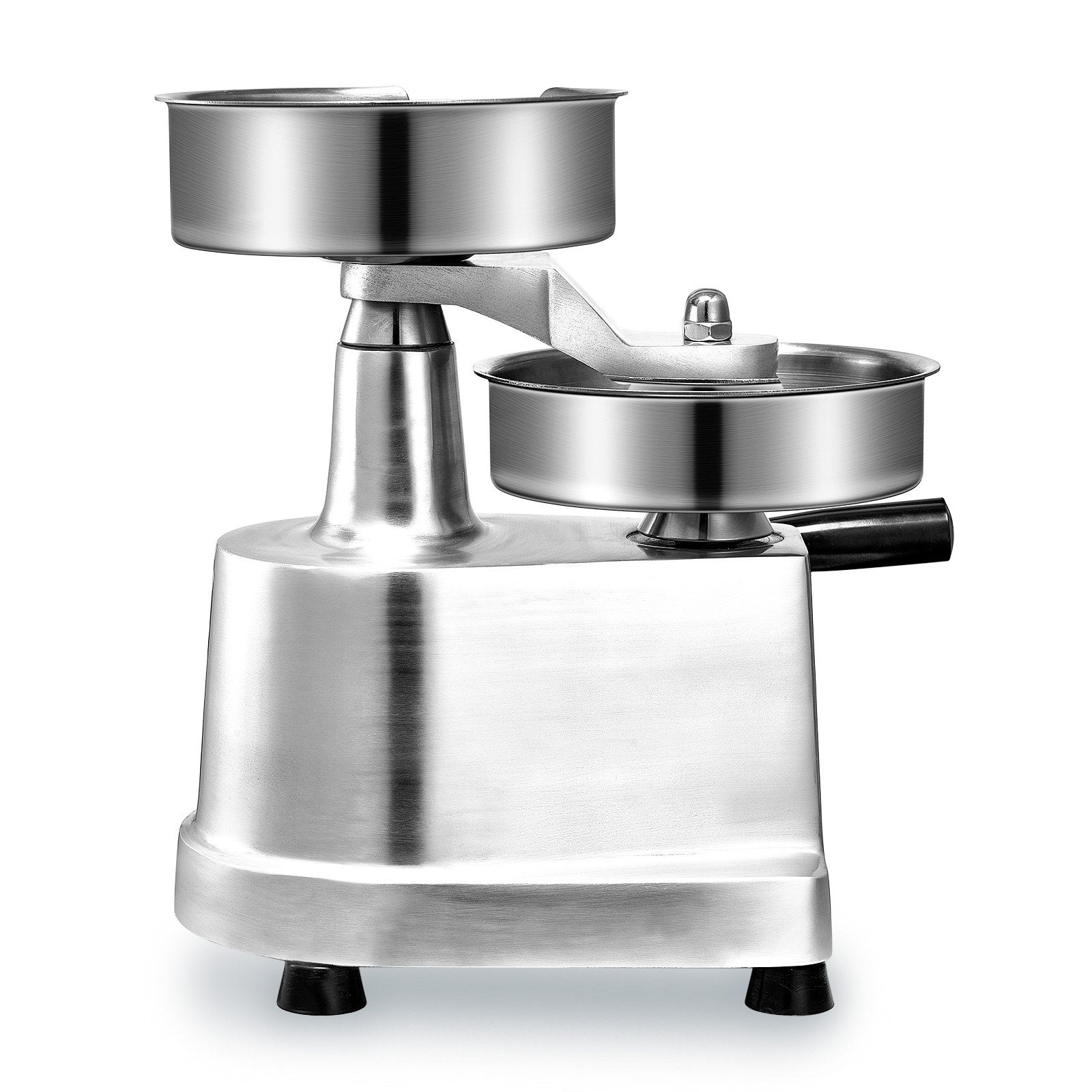 VEVOR Commercial Burger Patty Maker, 150mm Hamburger Beef Patty Maker, Heavy Duty Food-Grade Stainless Steel Bowl Burger Press Machine, Kitchen Meat Forming Processor with 1000 Pcs Patty Papers