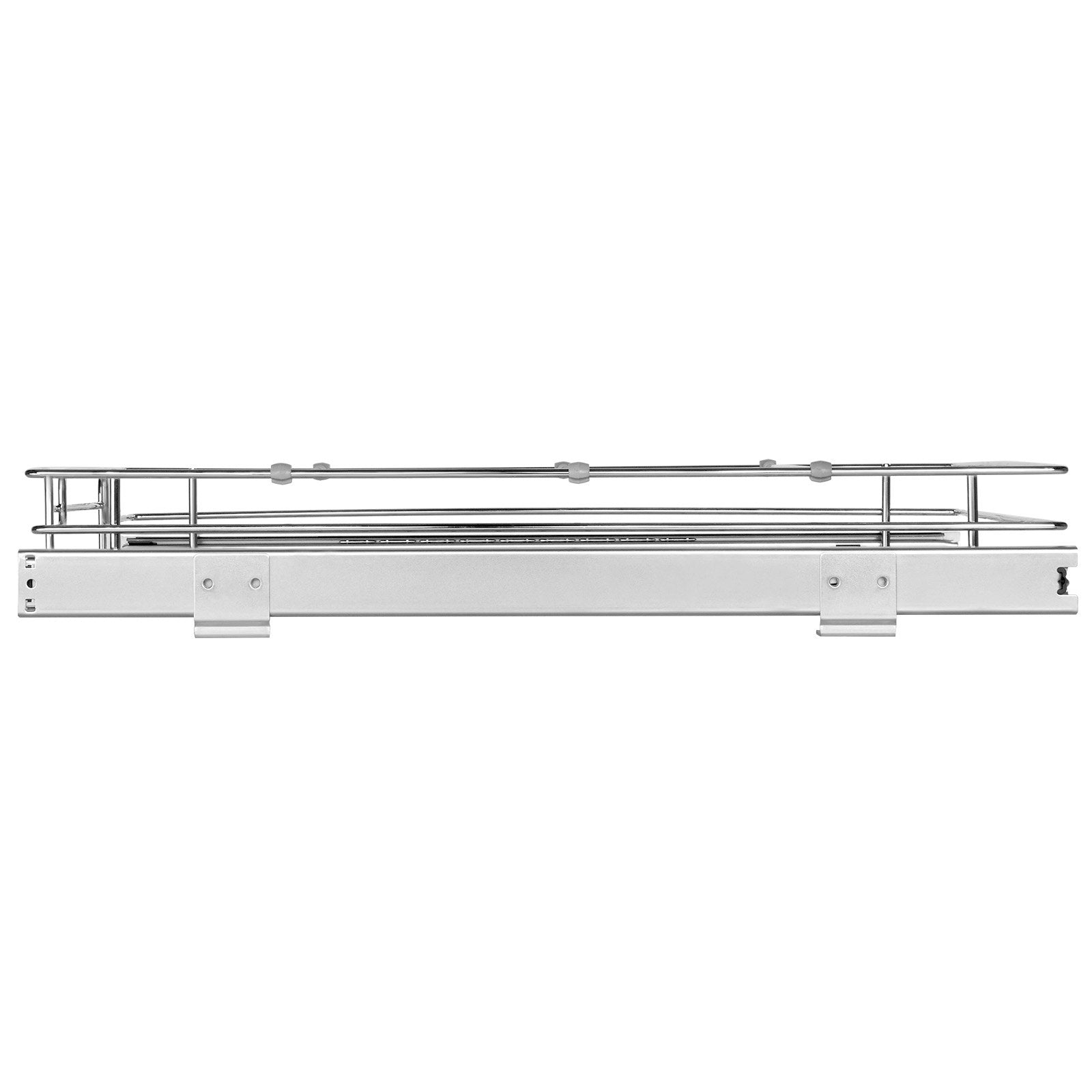 VEVOR 18.5"Wx21"Dx3.5"H Pull Out Cabinet Organizer, Heavy Duty Slide Out Pantry Shelves, Steel Roll Out Drawers, Sliding Drawer Storage for Home Under Sink, 20"Wx22"Dx7"H Install Size for Cabinet