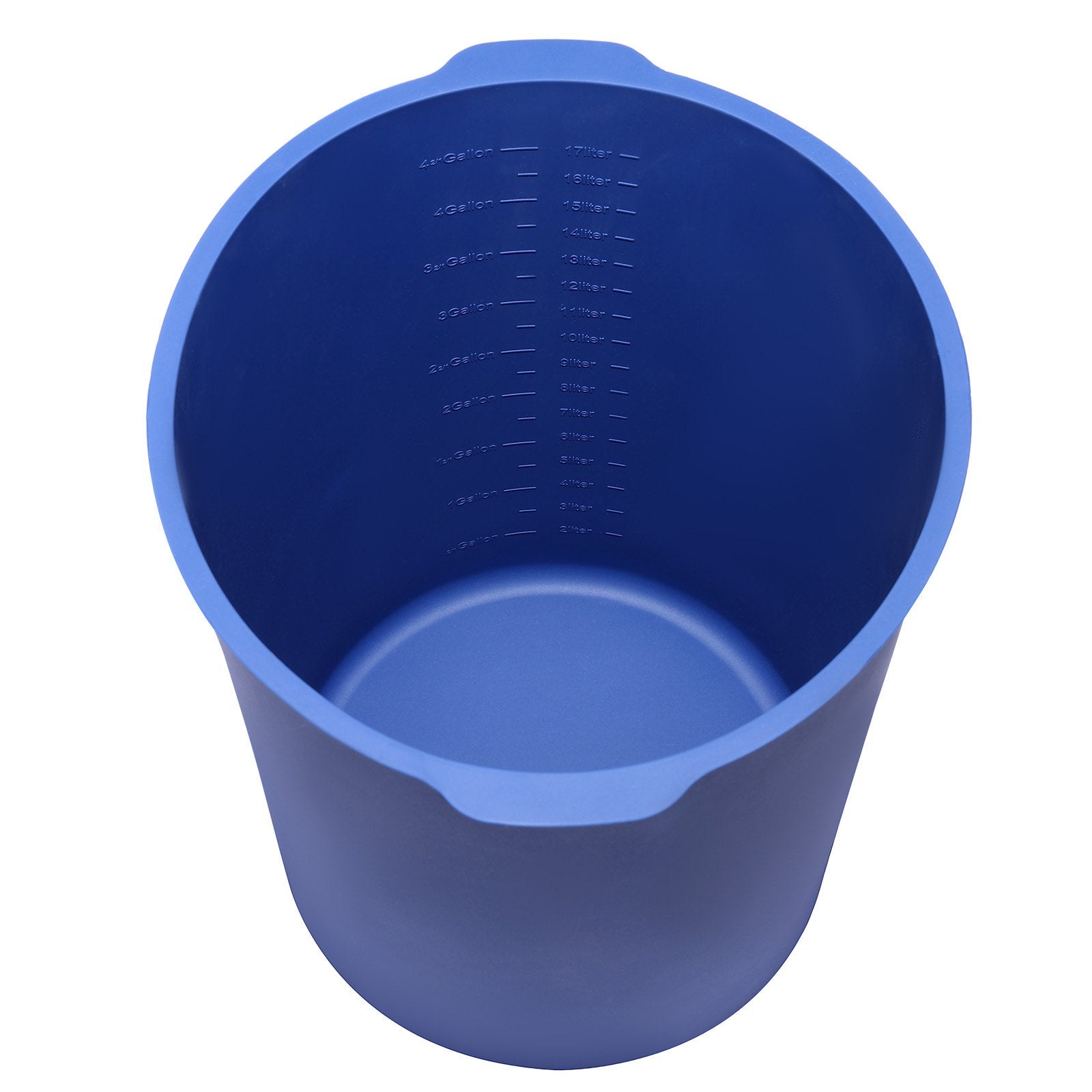 VEVOR 18.9L Bucket Liner for Concrete Mix, Reusable Silicone Mortar Bucket Liner for Thinset Paint Concrete Epoxy Mixing, Heavy-duty Grout Mixer Insert Tool with Graduated Measurements, Blue