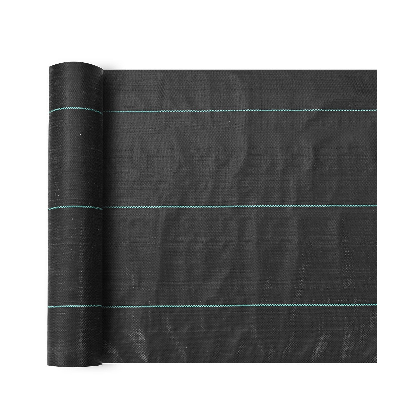 VEVOR Weed Barrier Landscape Fabric, 6.5*330FT Heavy Duty Garden Weed Fabric, Woven PP Weed Control Fabric, Driveway Fabric, Geotextile Fabric for Landscaping, Ground Cover, Weed Blocker Weed Mat