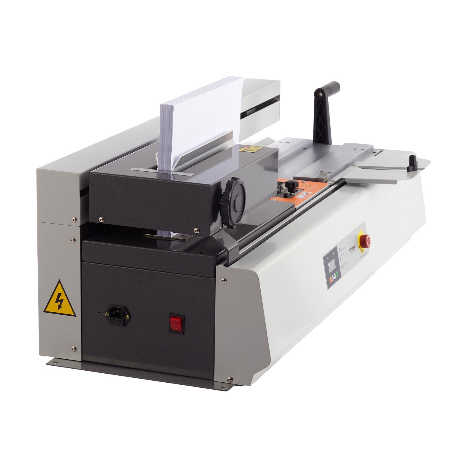 VEVOR Thermal Binding Machine, 400 Sheets Capacity Hot Glue Binding Machine, Thermal Book Binder 40mm Binding Thickness A3 Short Edge /A4/A5 Document