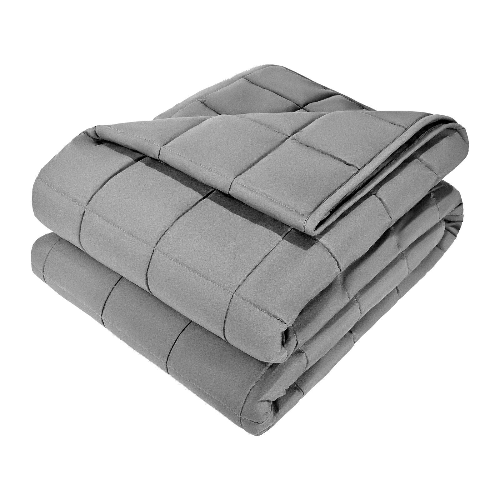 VEVOR Weighted Blanket, 11 kg, 2235 x 2640 mm King Size, Cooling Breathable Heavy Blanket with Glass Beads, All-Season Use, Suitable for 113-140 kg Adults, Anxiety Stress Relief, Improve Sleep, Grey