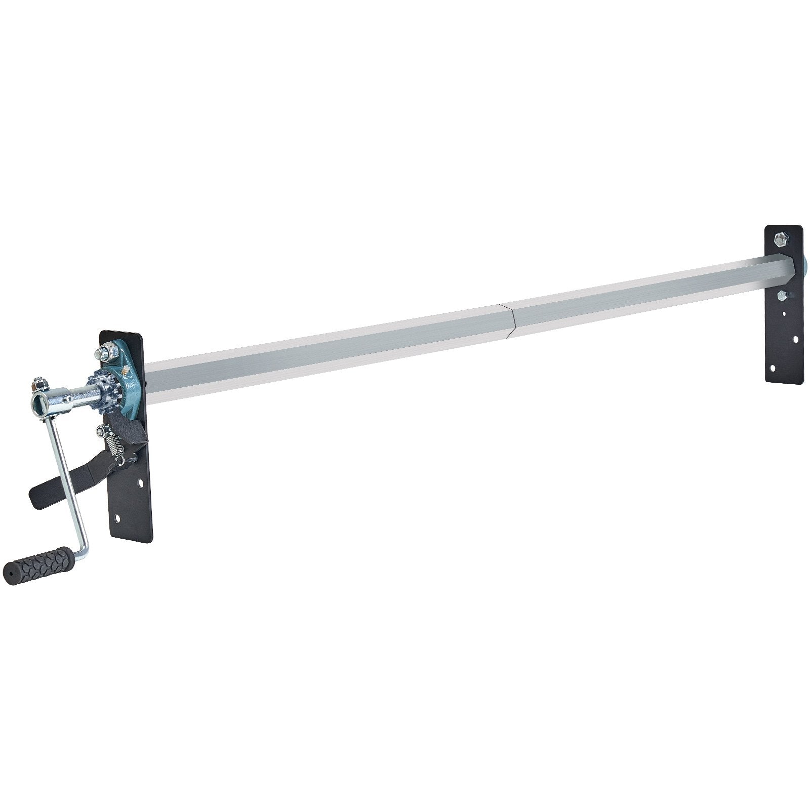 VEVOR Hand Crank Tarp Roller Kit, 1.6-2.6 m Wide, Aluminum Alloy, Manual Cab Level Dump Truck Tarp Roller with 17.8 cm Sponge-Wrapped Handle, Perfect for Dump Trucks, Trailers, Trash Haulers No Tarp