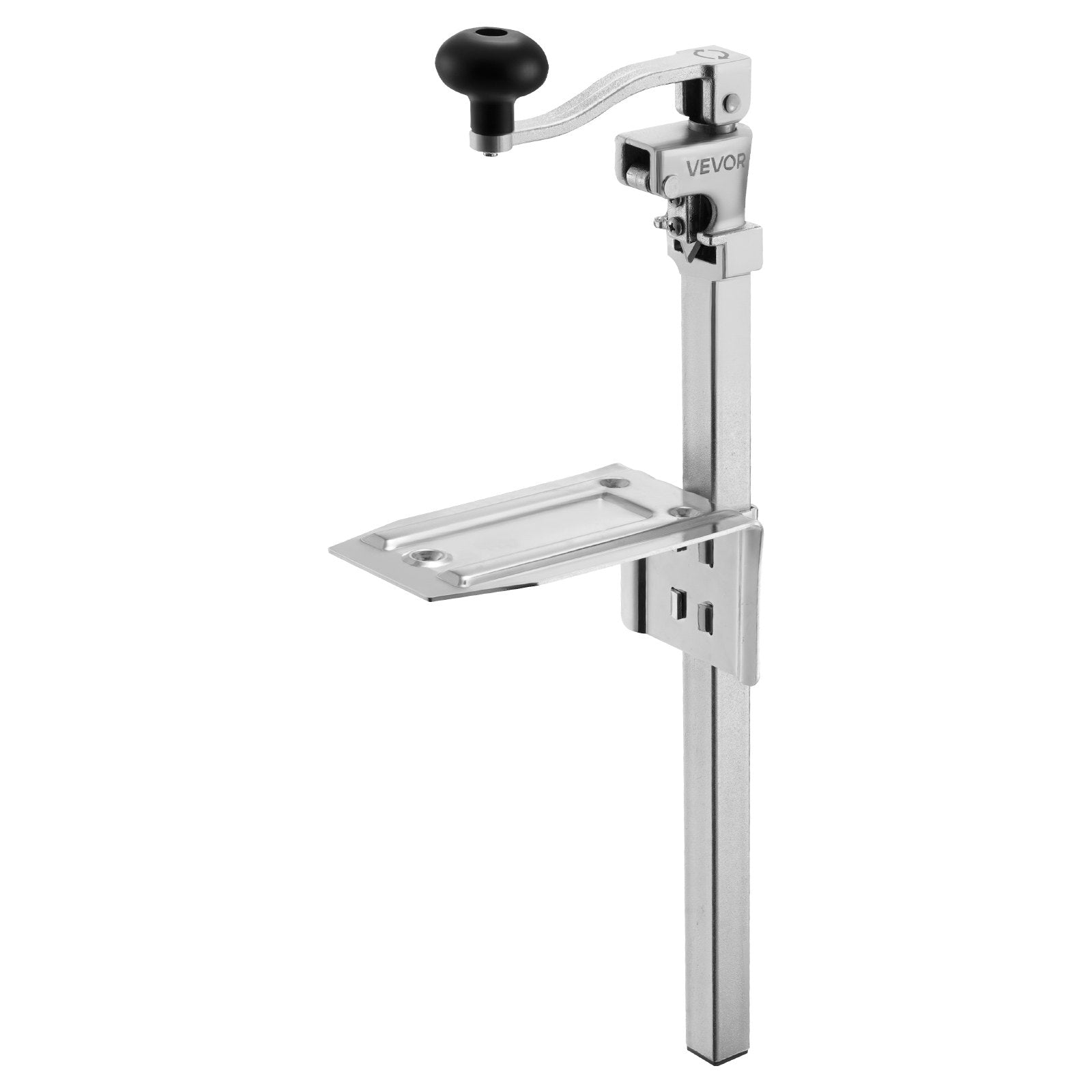 VEVOR Commercial Can Opener, Heavy-Duty Manual Tabletop Cans Opener for Cans Up to 300 mm Height, Height-Adjustable Professional Can Openers Fixed with Screws, for Restaurant, Hotel, and Food Store