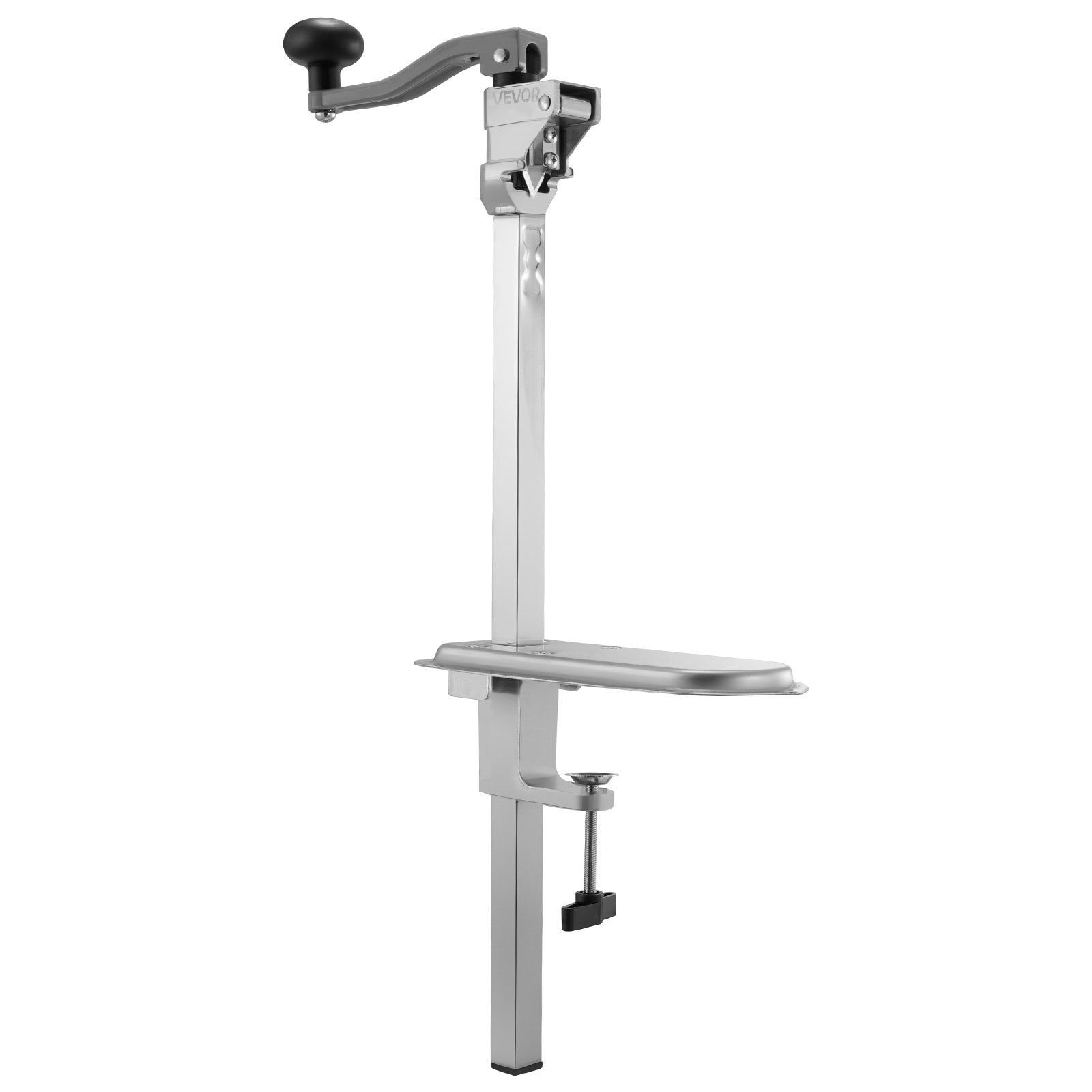 VEVOR Commercial Can Opener, Heavy-Duty Manual Tabletop Cans Opener for Cans Up to 300 mm Height, Height-Adjustable Can Openers Fixed with Screws & Table Clamp, for Restaurant, Hotel, and Food Store