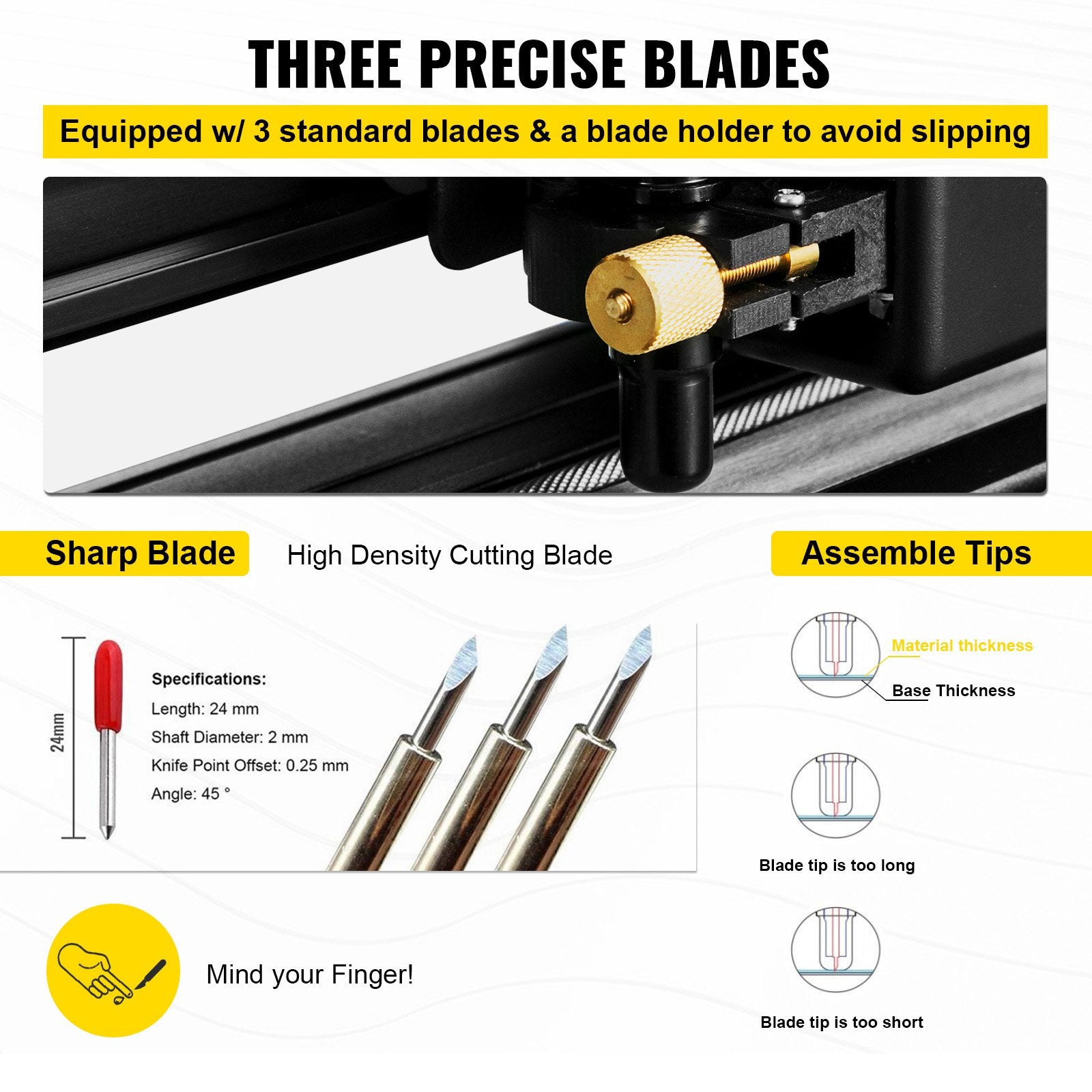 VEVOR 28 Inch Vinyl Cutter Machine With Floor Stand Vinly Sign Cutting Plotter Starter Bundle Kit Software Adjustable Force & Speed