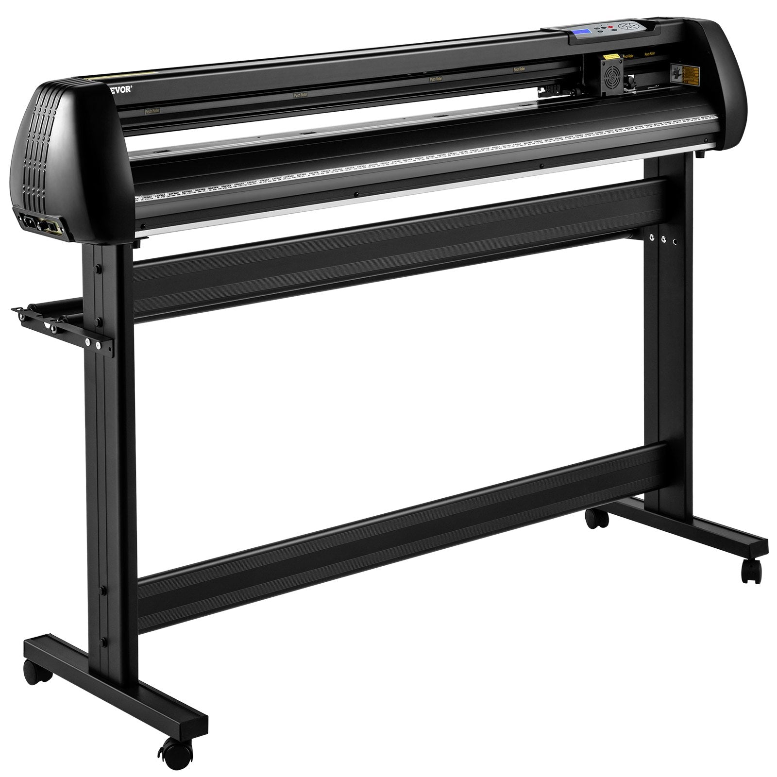 VEVOR Vinyl Cutter, 53inch Vinyl Cutter Plotter with Stand, Adjustable Speed Force for Sign Making Vinyl Plotter, SignMaster Software Vinyl Tape Tools Vinyl Printer Available with COM/USB/Bluetooth