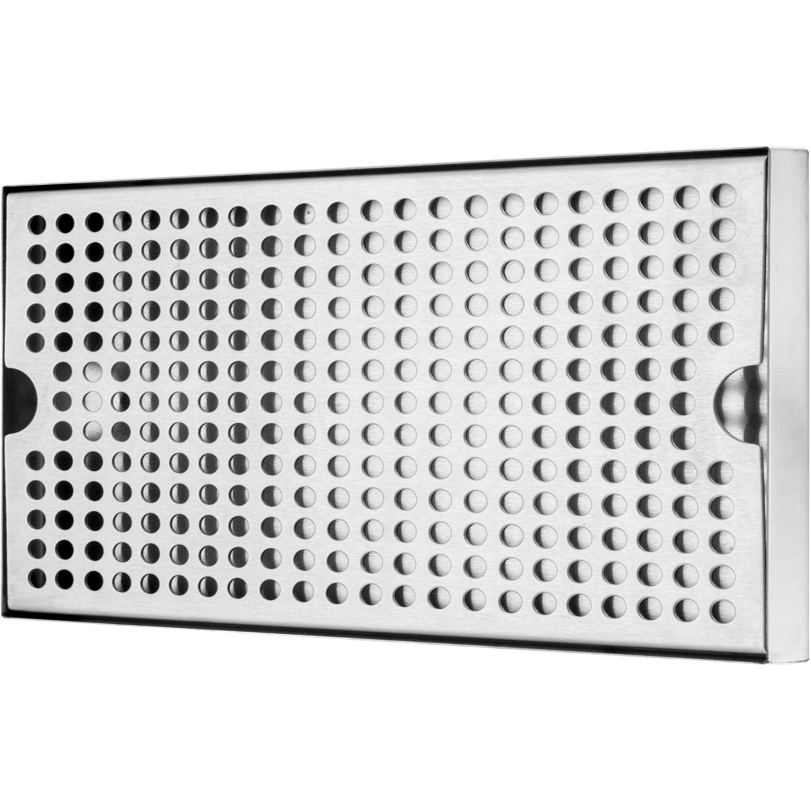 VEVOR Beer Drip Tray, 304 Stainless Steel Kegerator Drip Trays with 4 Non-Slip Rubber Pads and Detachable Cover, Heat / Cold Resistant Beer Tower Drip Pan for Bar Restaurant Coffee Shop Home